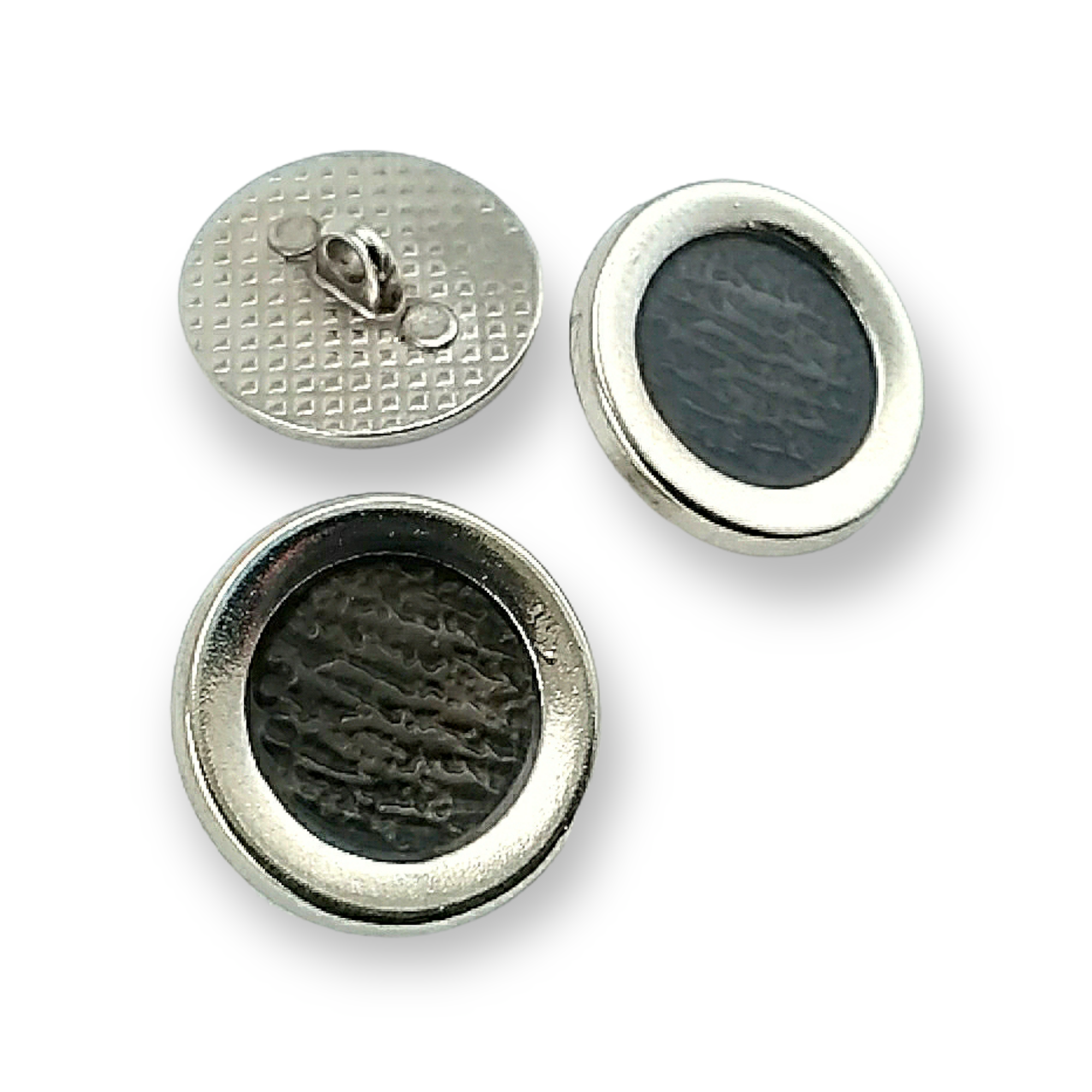 20 mm - 31 boy Ortası Desenli metal ceket düğmesi E 1809