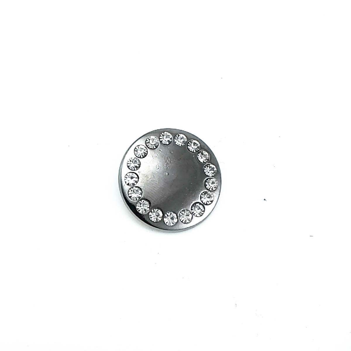 Patterned round leg button 25 mm E 187