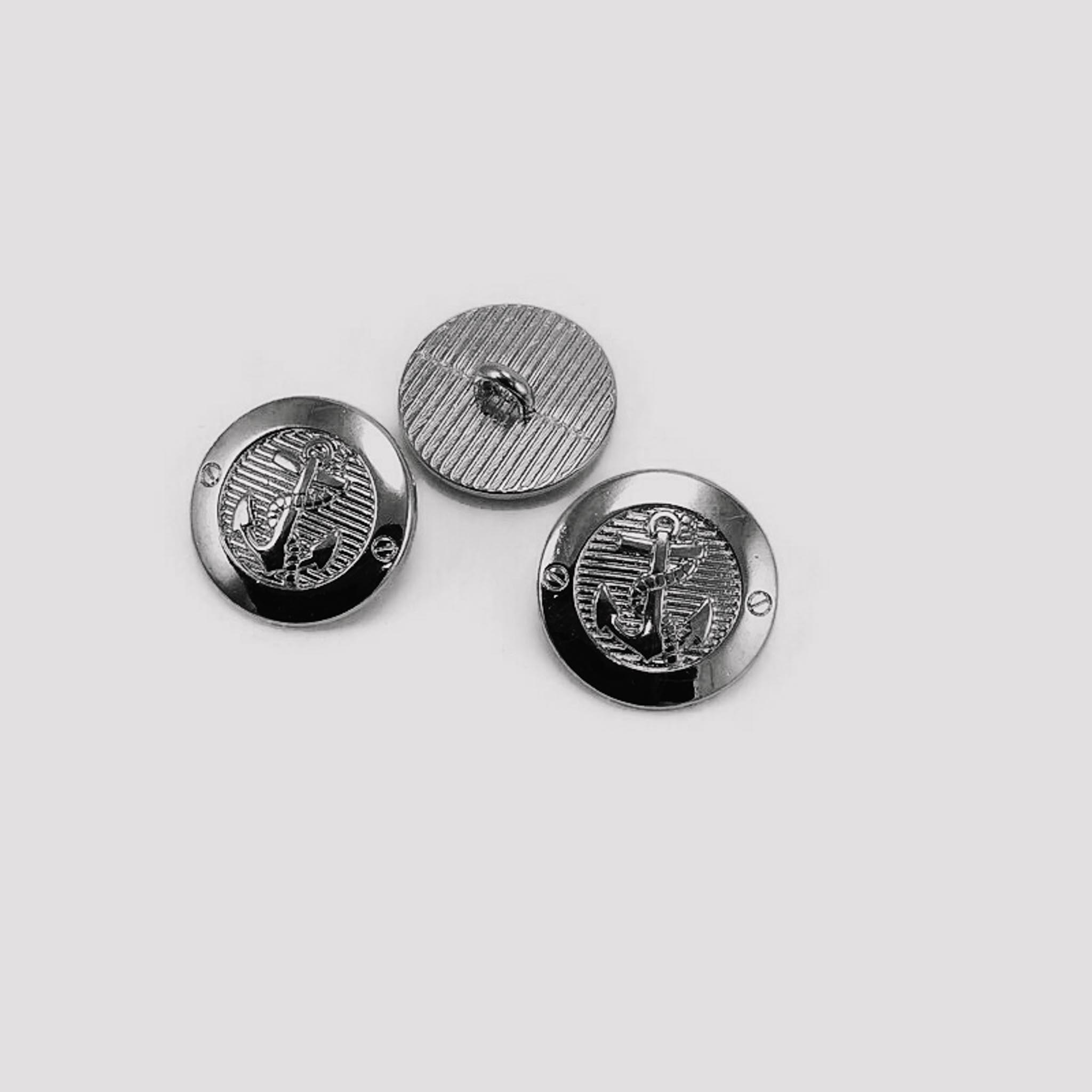 17 mm - 28 boy Çapa Logolu Ayaklı Düğme E 2044