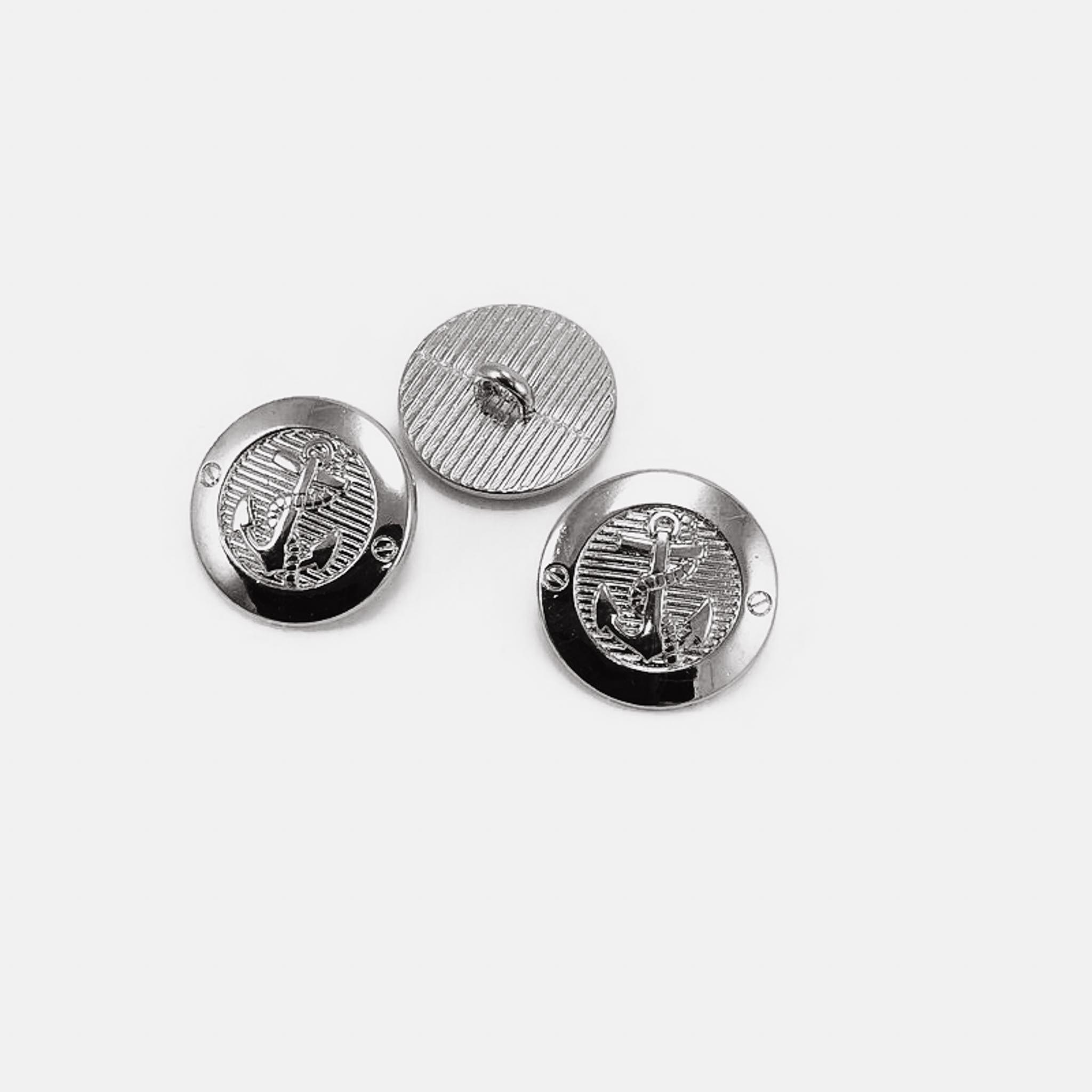 17 mm - 28 boy Çapa Logolu Ayaklı Düğme E 2044
