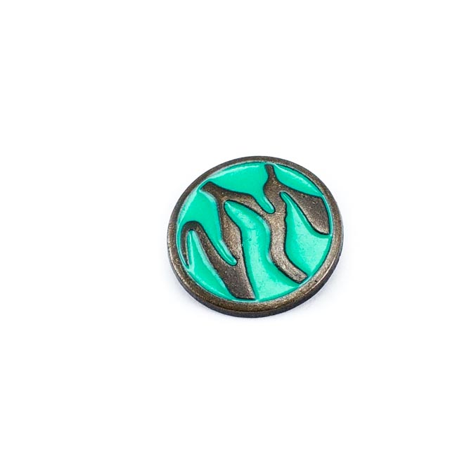Bottom sewing metal button 27 mm E470