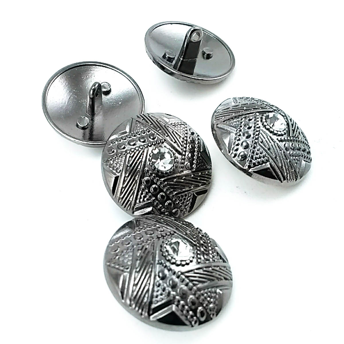 Desenli dikme Ayaklı düğme  27 mm - 43 boy E 490