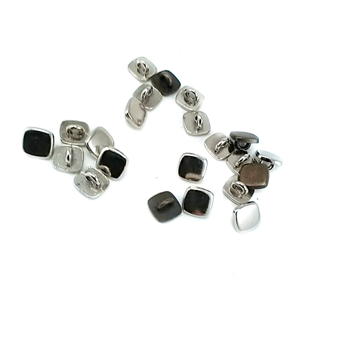 Sade Kare Ayaklı Düğme 9 x 9 mm