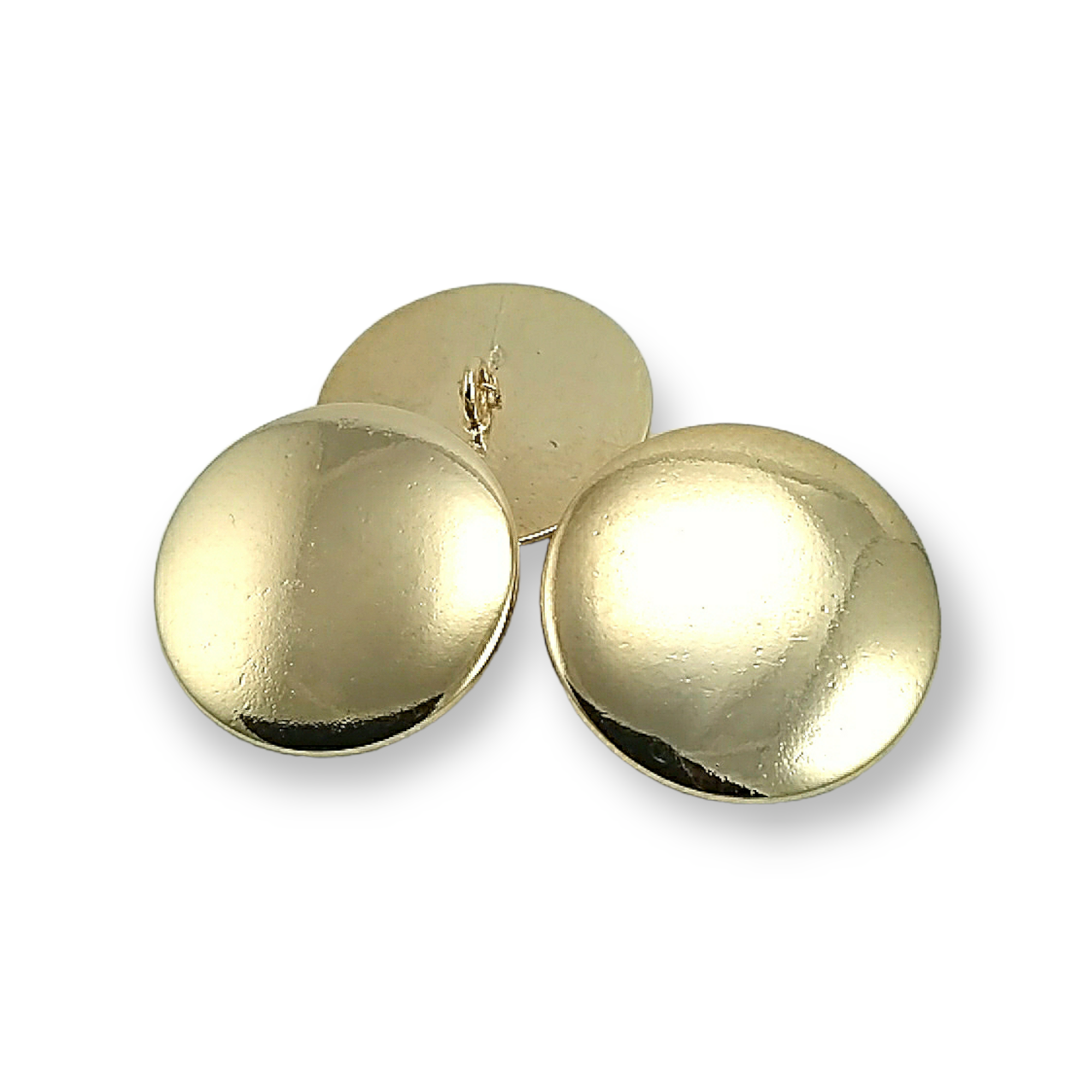 29 mm - 46 L Curved Metal Shank Button E 726