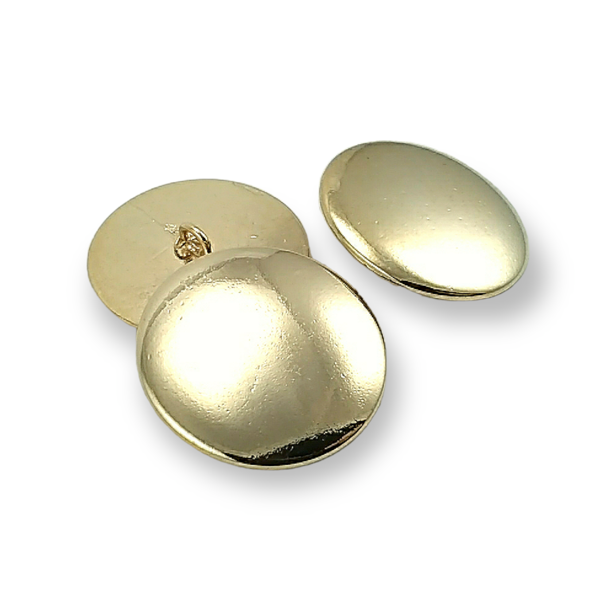 29 mm - 46 L Curved Metal Shank Button E 726