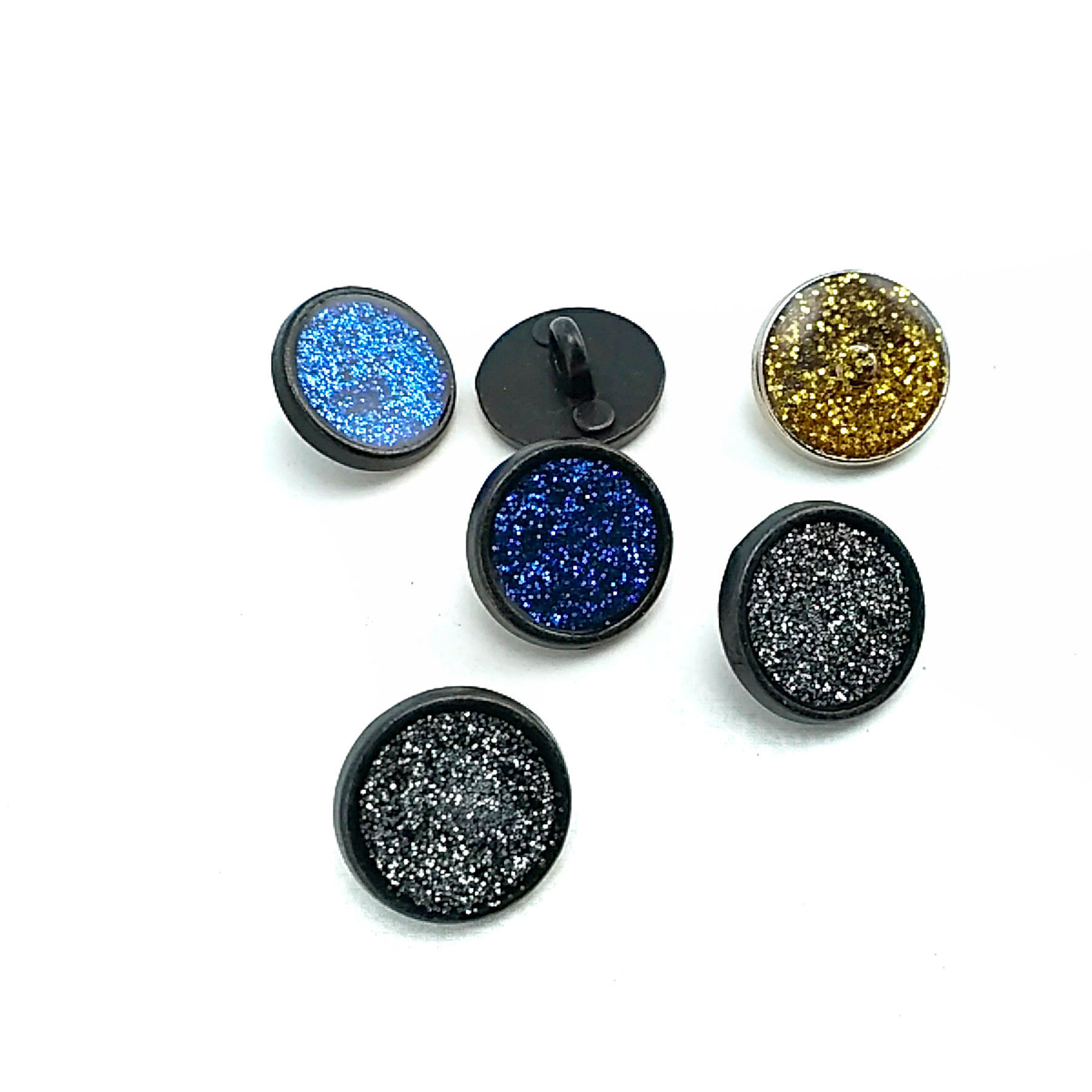 15 mm - 24 L Enamel Metal Shank Button Jacket and Cardigan Button E 778
