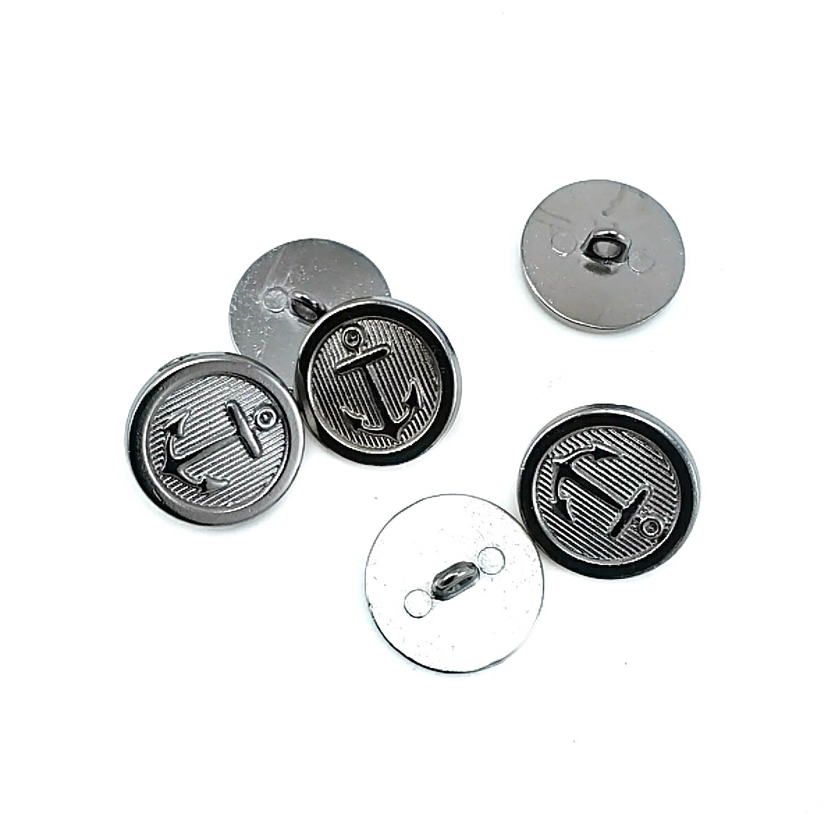 20 mm - 32 boy Blazer Ceket Düğmesi Gemi Çapası Armalı E 909