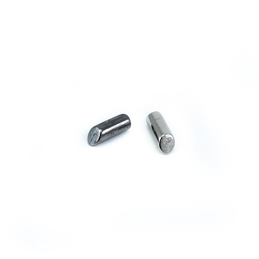 Lace end metal diameter 5 mm length 14 mm