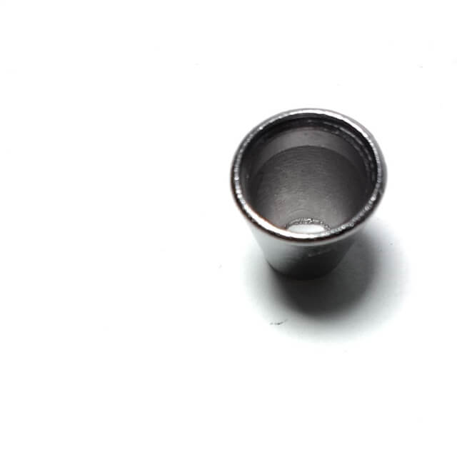 Metal cord end diameter 4 mm length 10 mm
