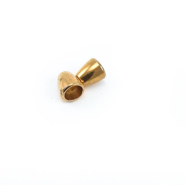 Çap 4 mm boy 9 mm Metal kordon ucu