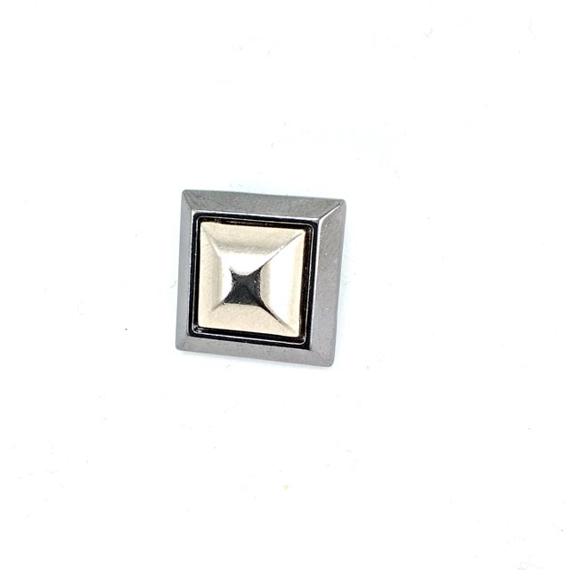 20 x 20 mm Square Shape Double Color Coat Snap Fasteners Button B 67