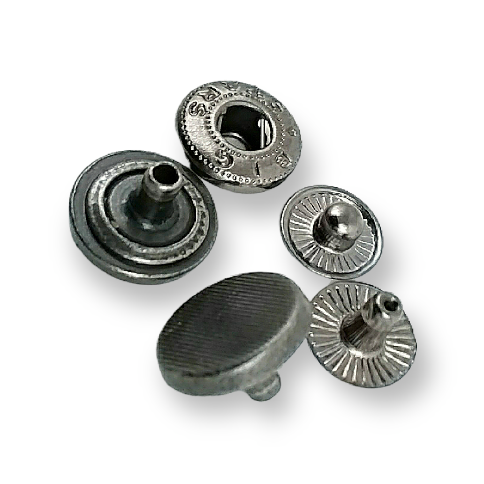 13 mm 22 boy Çıt çıt Düğme Çizgili Tasarım E 1351