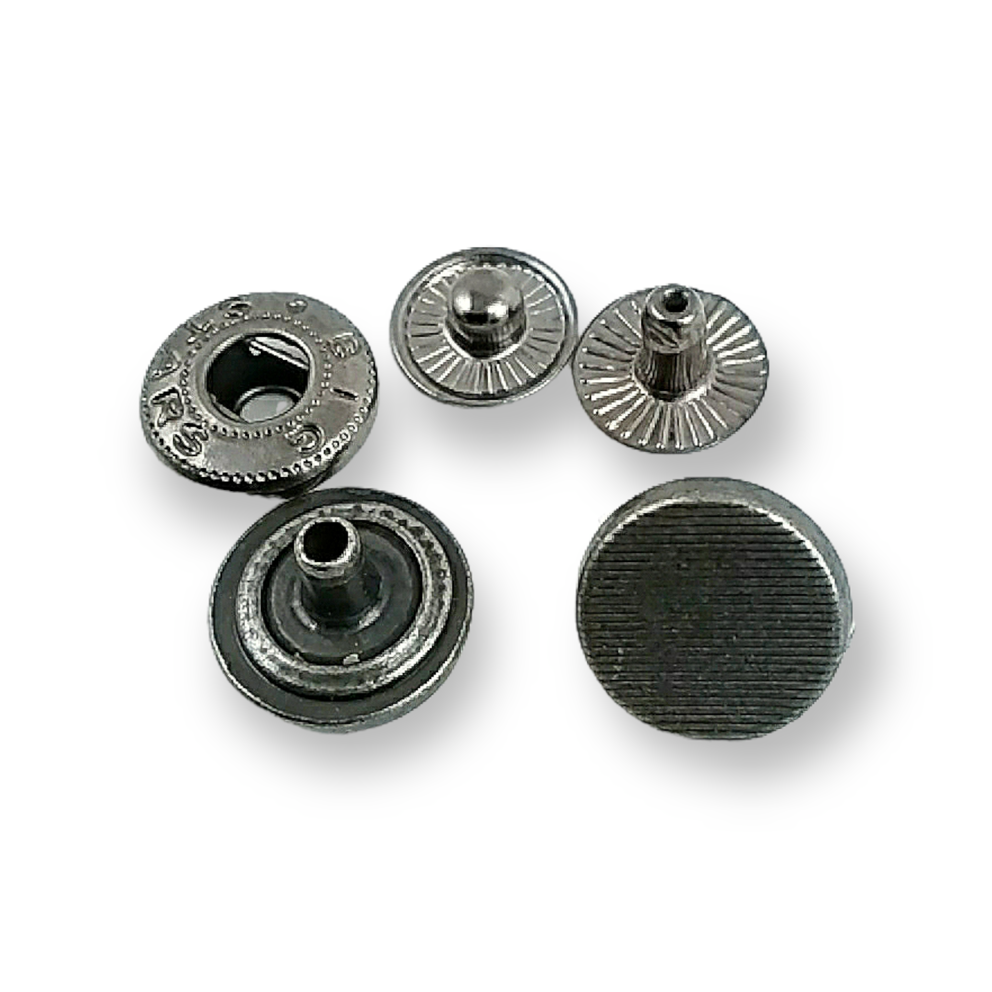 13 mm 22 boy Çıt çıt Düğme Çizgili Tasarım E 1351