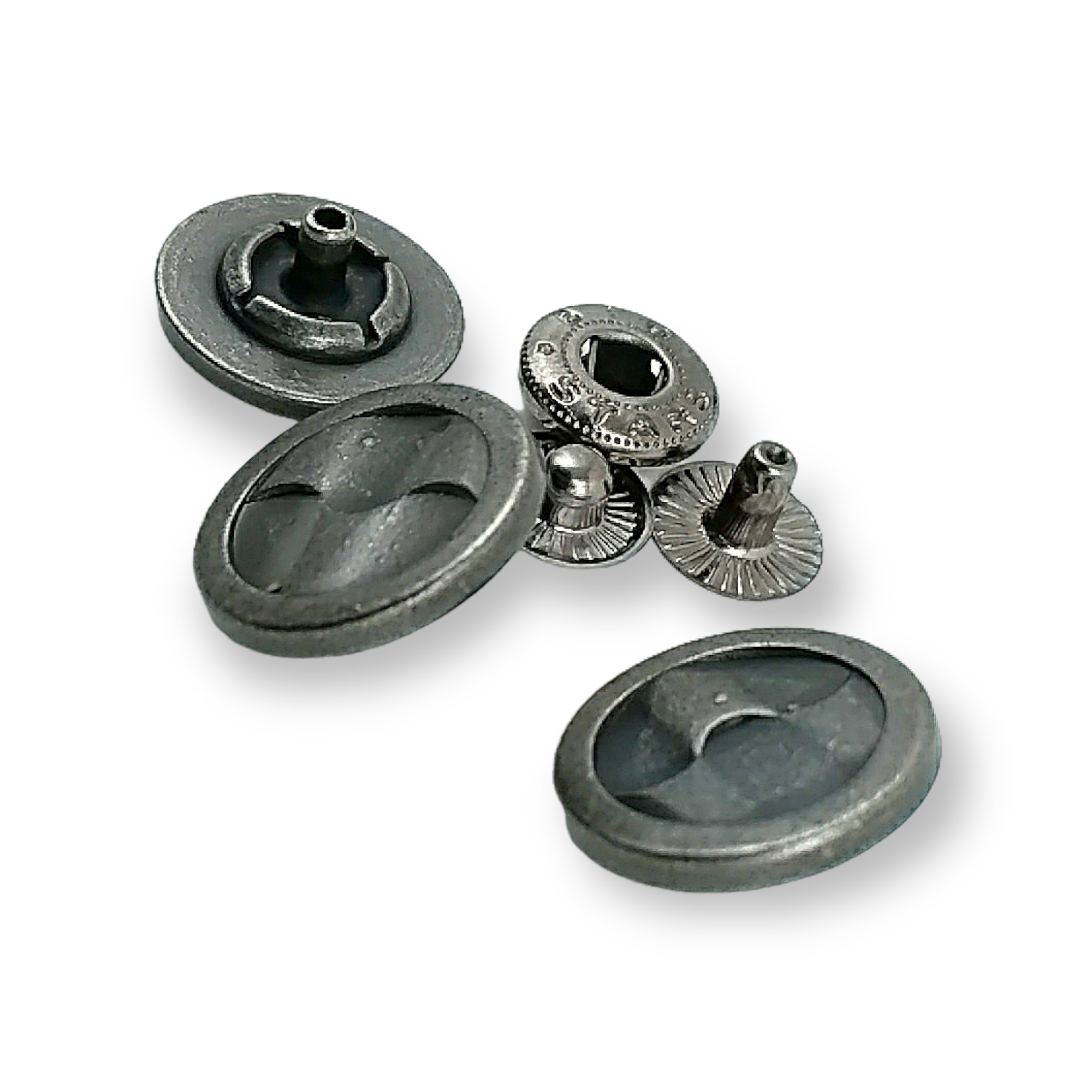 Stylish Patterned Snap Button in 17 mm - 27 L E 1457