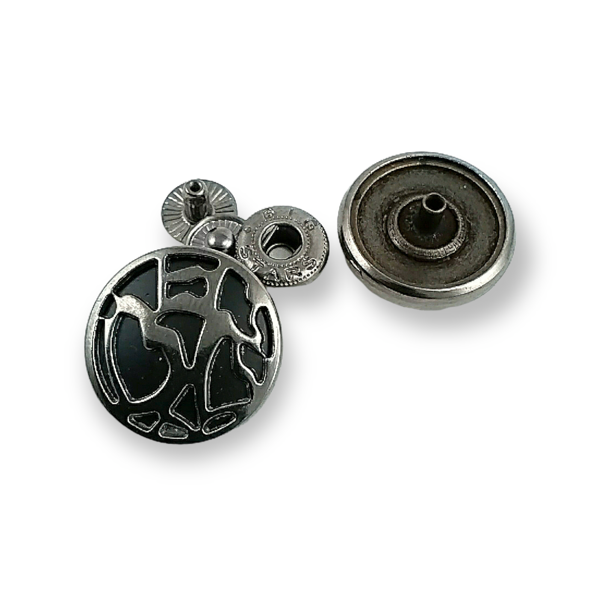 23 mm - 36 L Enamel Jacket and Coat Snap Fasteners Button E 1473