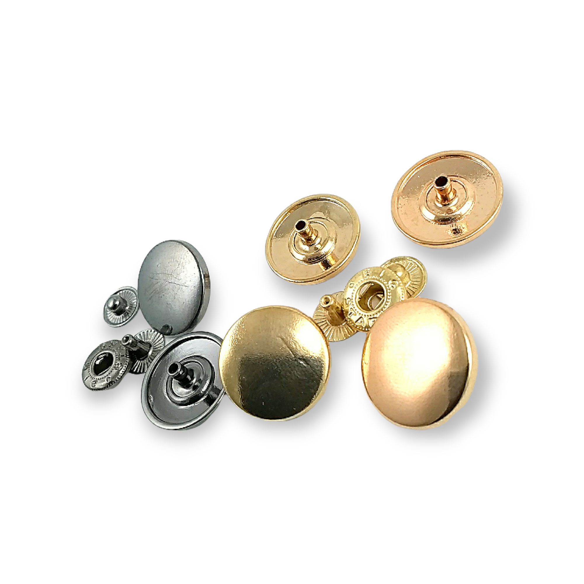 20 mm - 32 boy Bombeli Çıtçıt Düğme E 1476