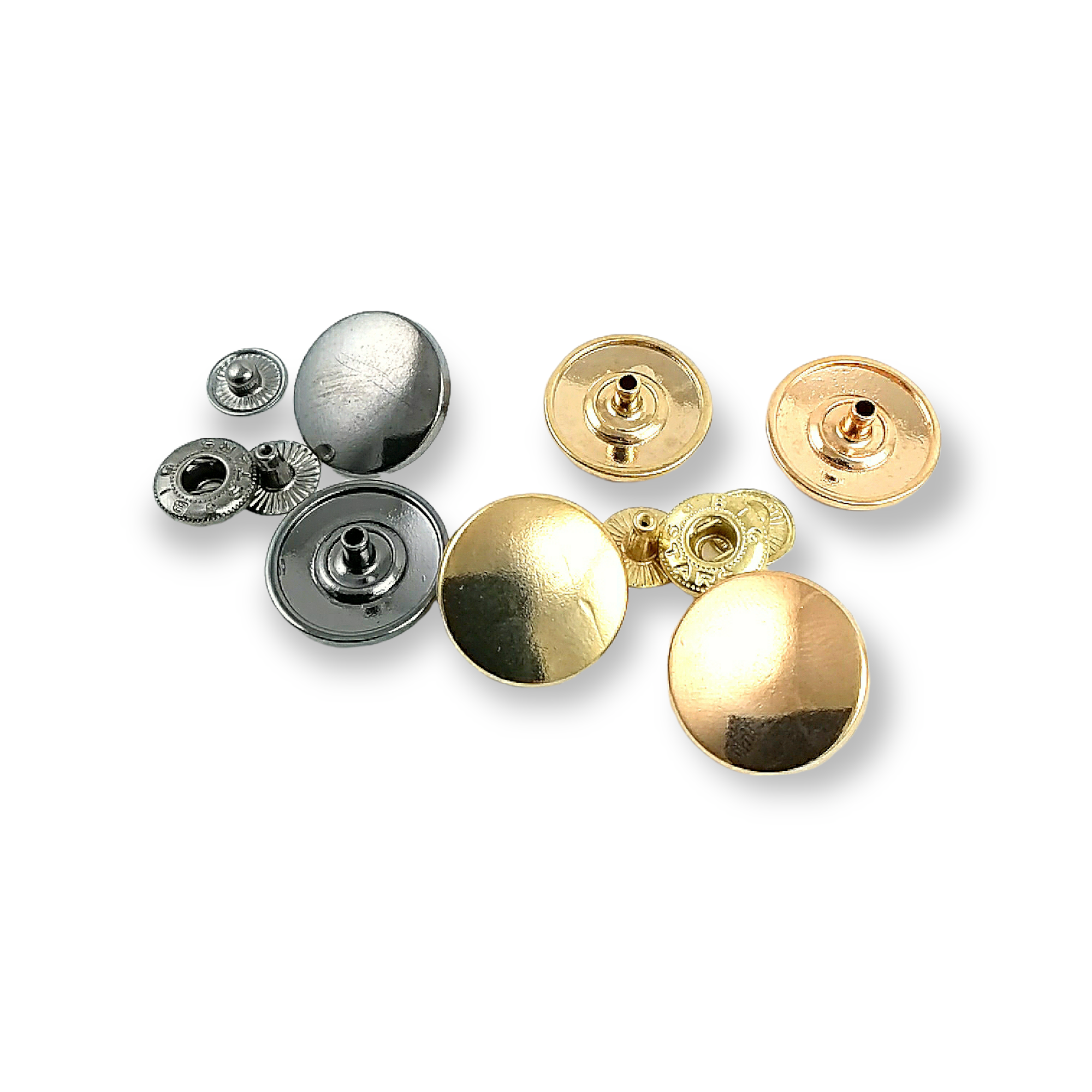 20 mm - 32 boy Bombeli Çıtçıt Düğme E 1476