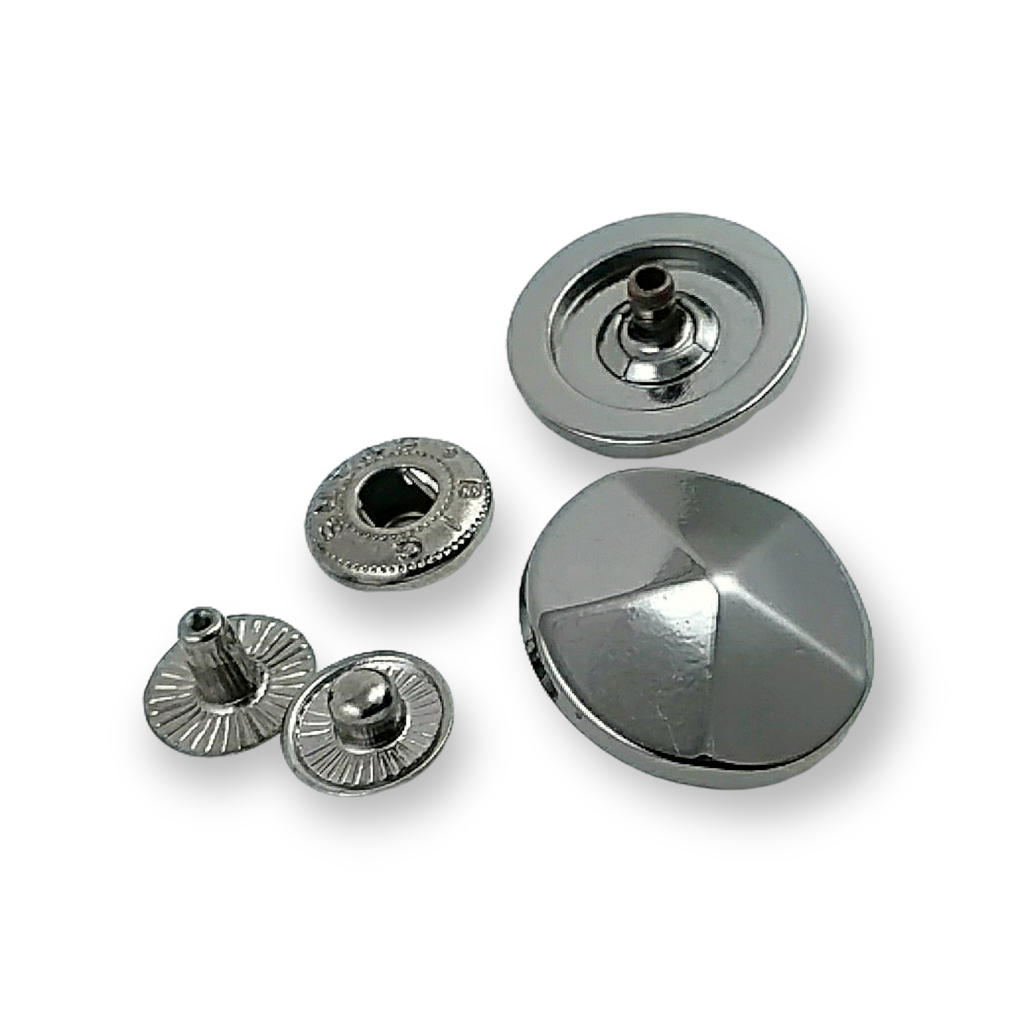 20 mm - 32 L Convex Snap Fasteners Button E 1518