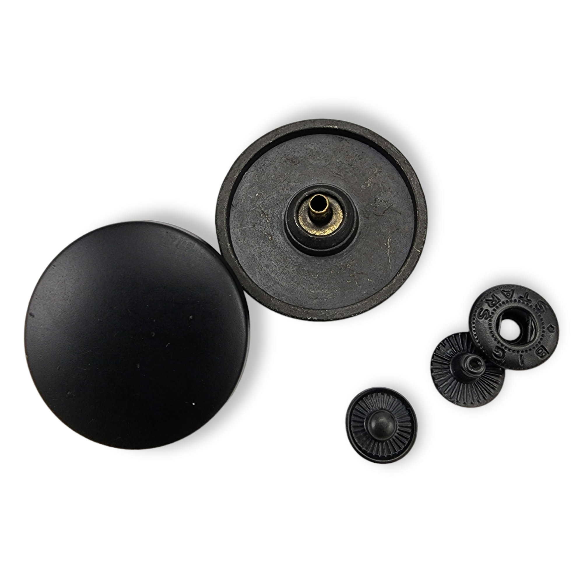 32 mm - 50 boy Hafif Bombeli Büyük Boy Çıtçıt Düğme E 1538