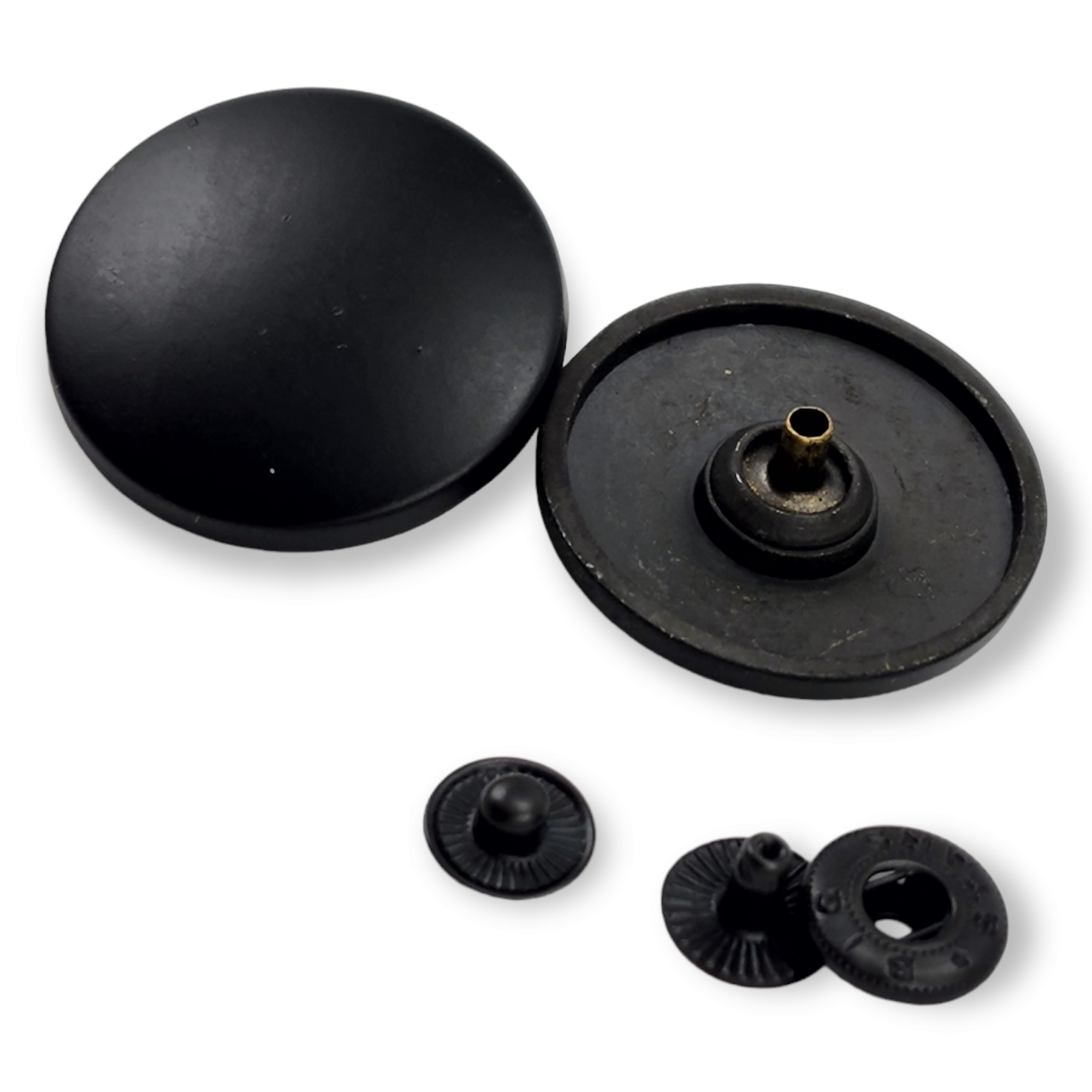 32 mm - 50 boy Hafif Bombeli Büyük Boy Çıtçıt Düğme E 1538