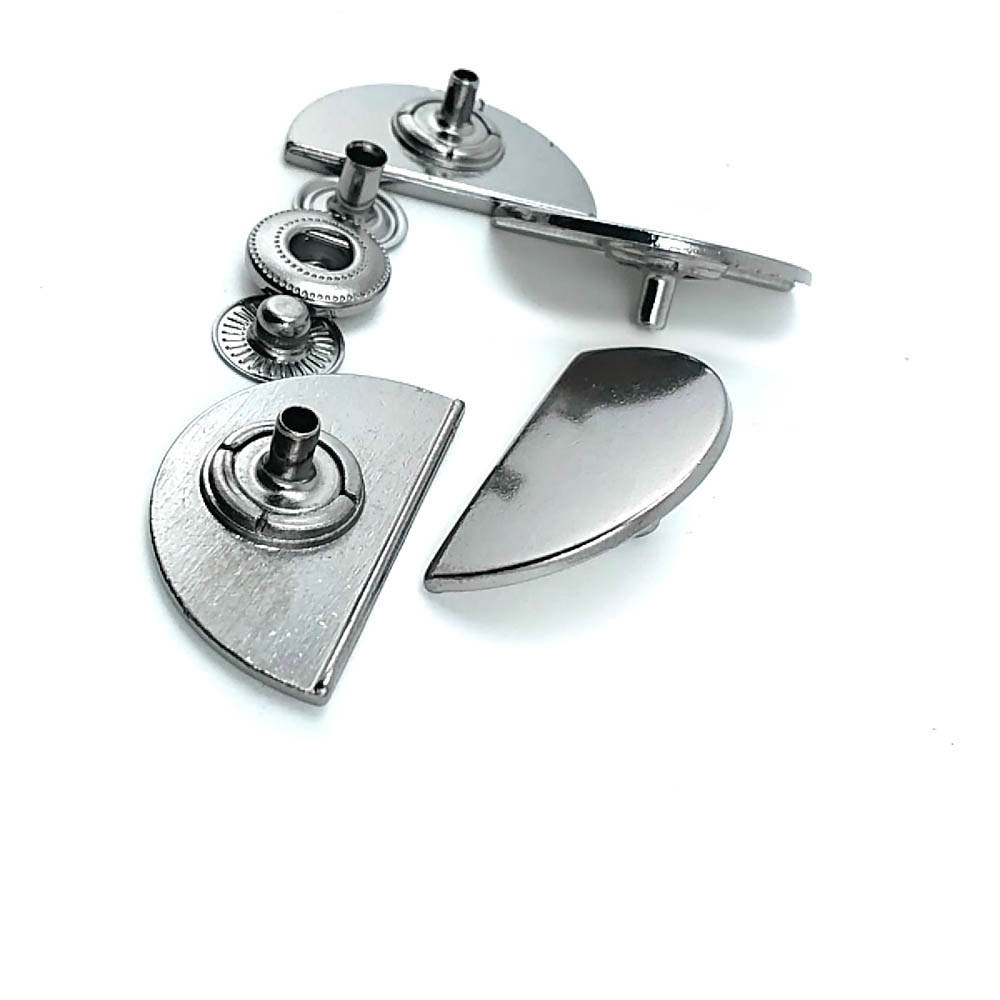30 x 17 mm Semicircle Shaped Outerwear Snap Fasteners E 1579
