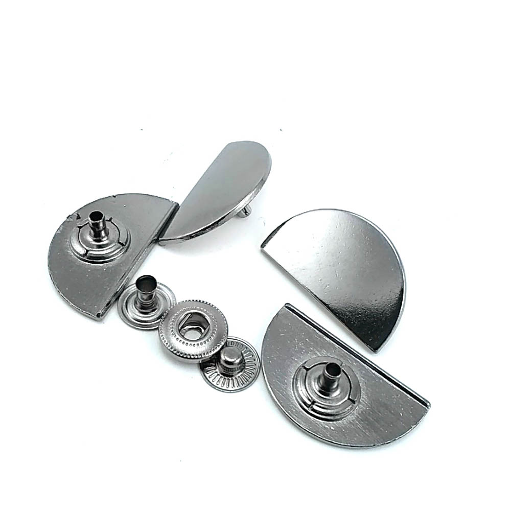 30 x 17 mm Semicircle Shaped Outerwear Snap Fasteners E 1579