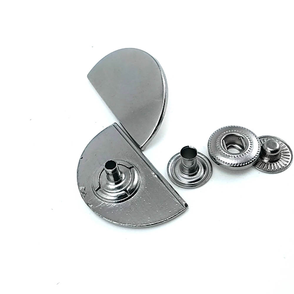 30 x 17 mm Semicircle Shaped Outerwear Snap Fasteners E 1579