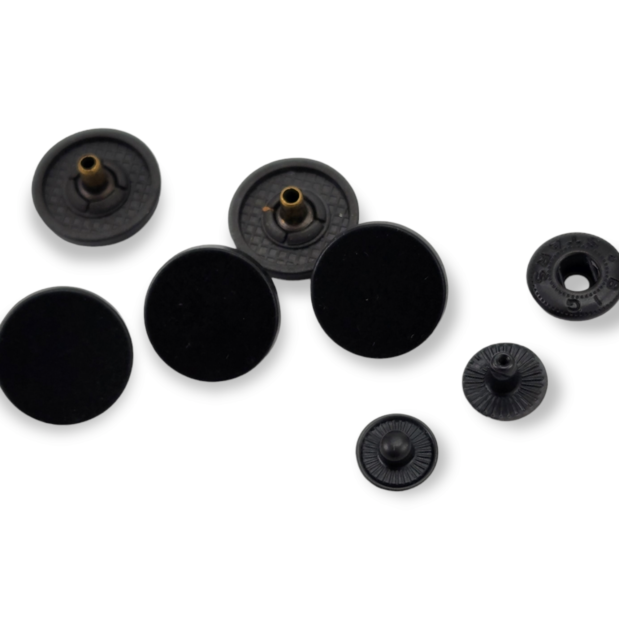 17 mm - 28 boy Düz Para Tipi Çıtçıt Düğme E 1717