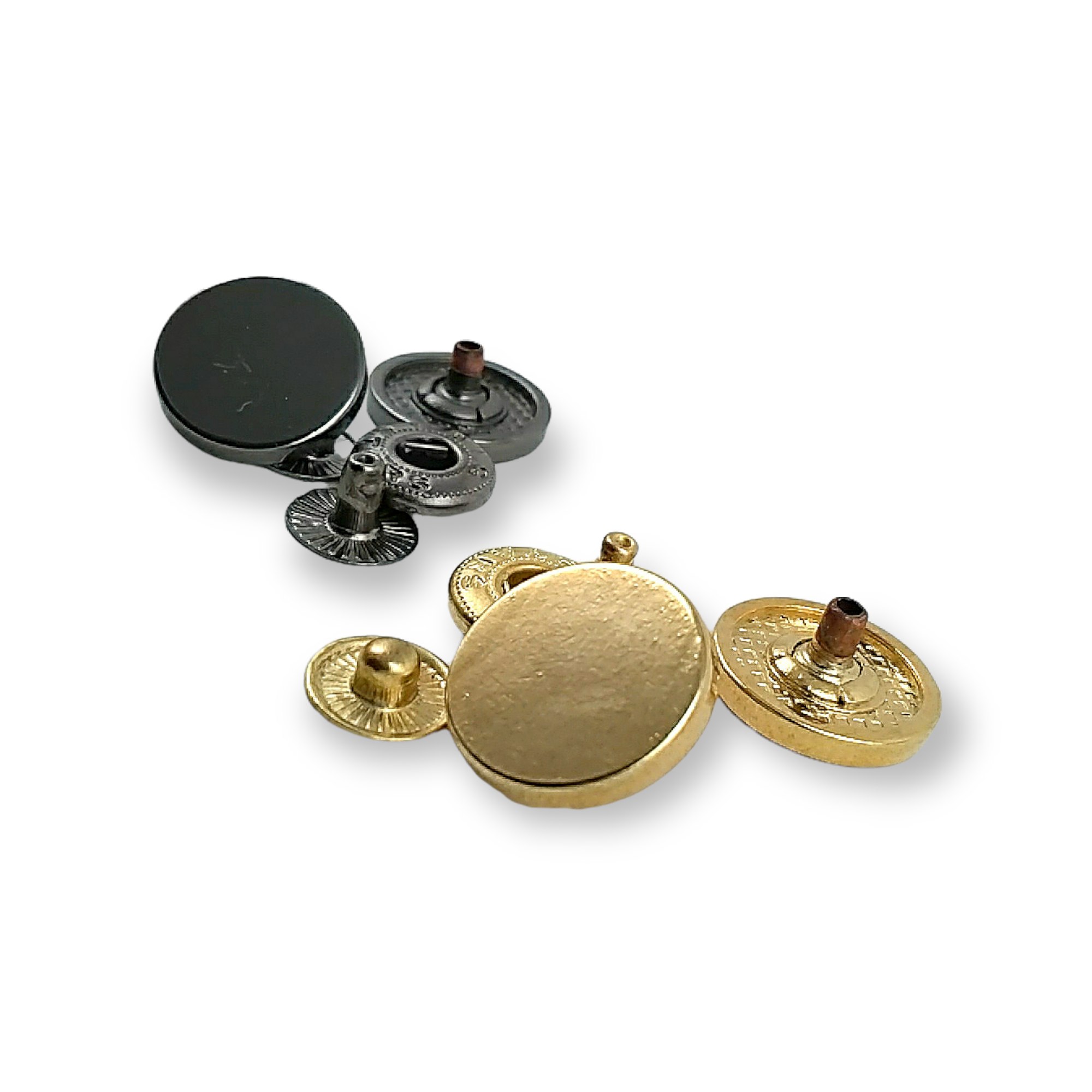 17 mm - 28 boy Düz Para Tipi Çıtçıt Düğme E 1717