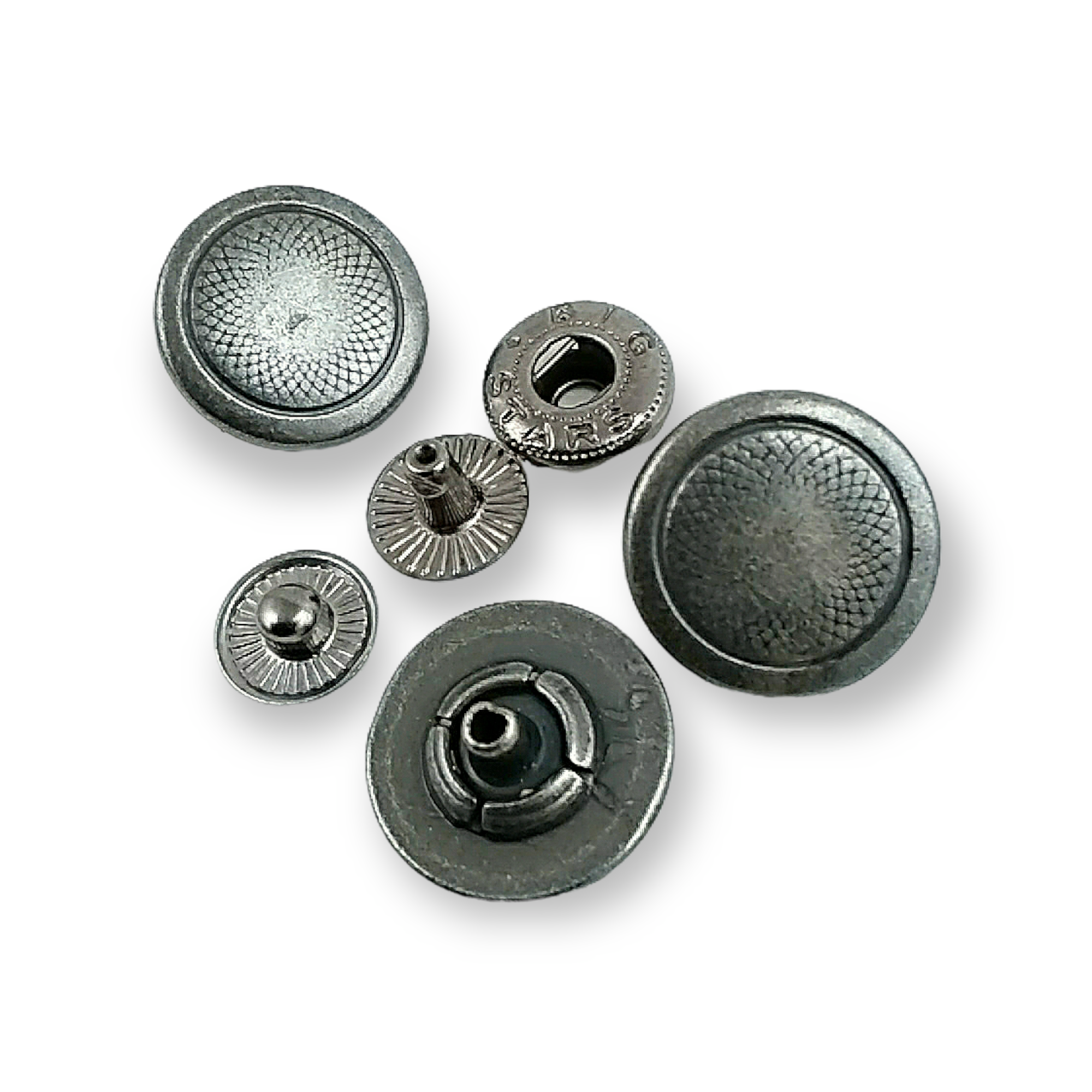 17 mm - 27 boy Çıtçıt Düğme Mont ve Ceket Çıtçıtı E 179