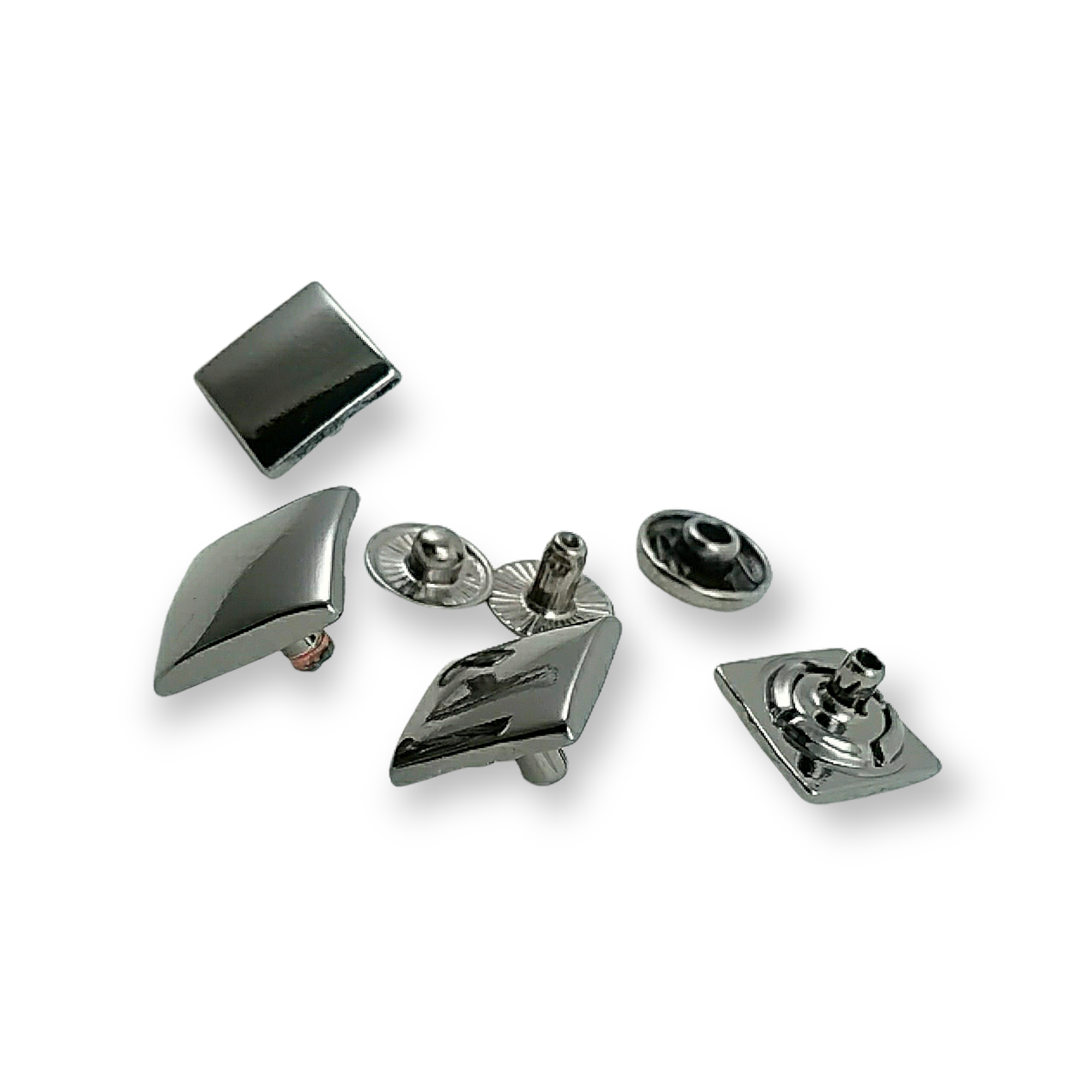 13 x 13 mm Coat Snap Fasteners  Square Snap Button E 182