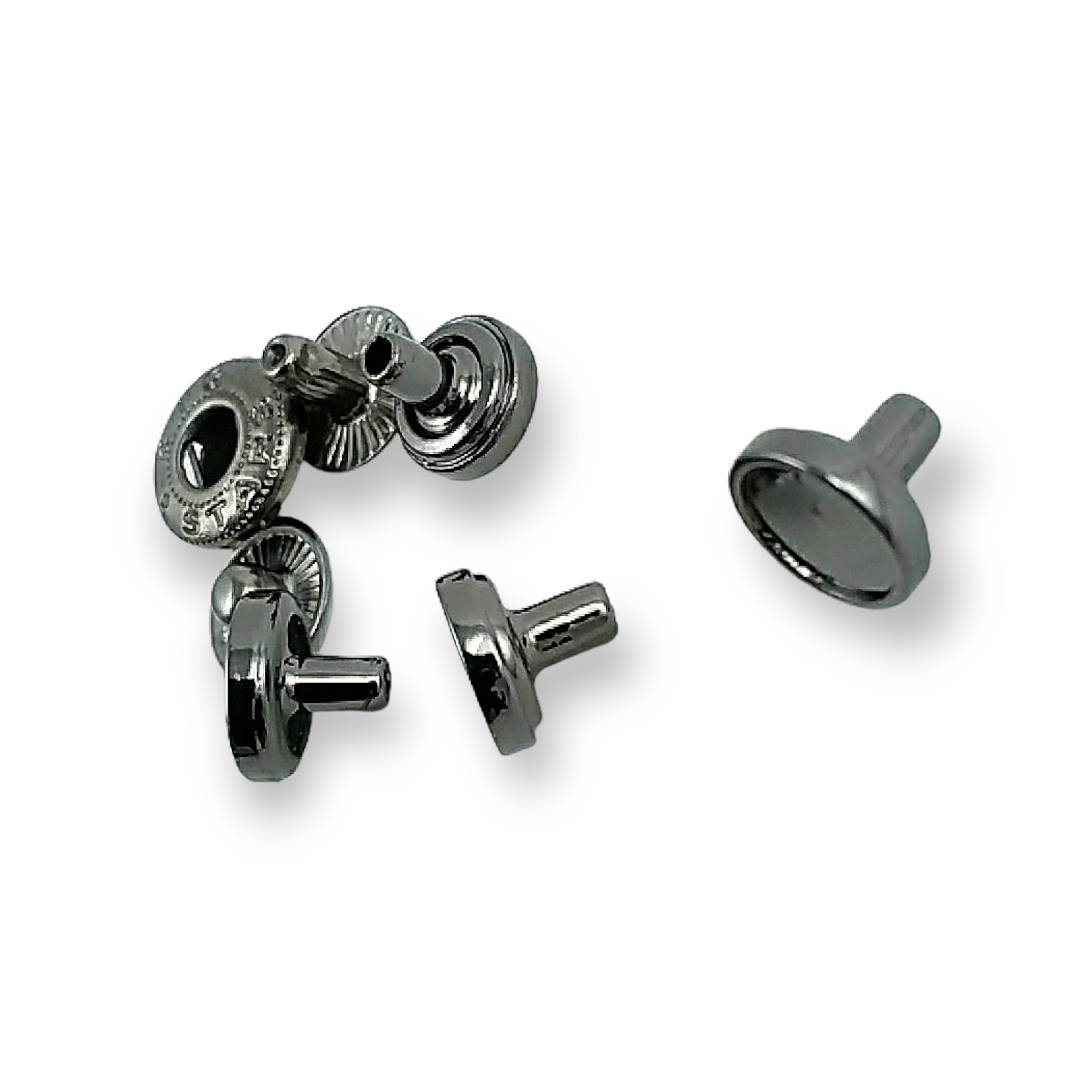 9 mm - 14 boy Düz Mineli Çıtçıt Düğme E 1877
