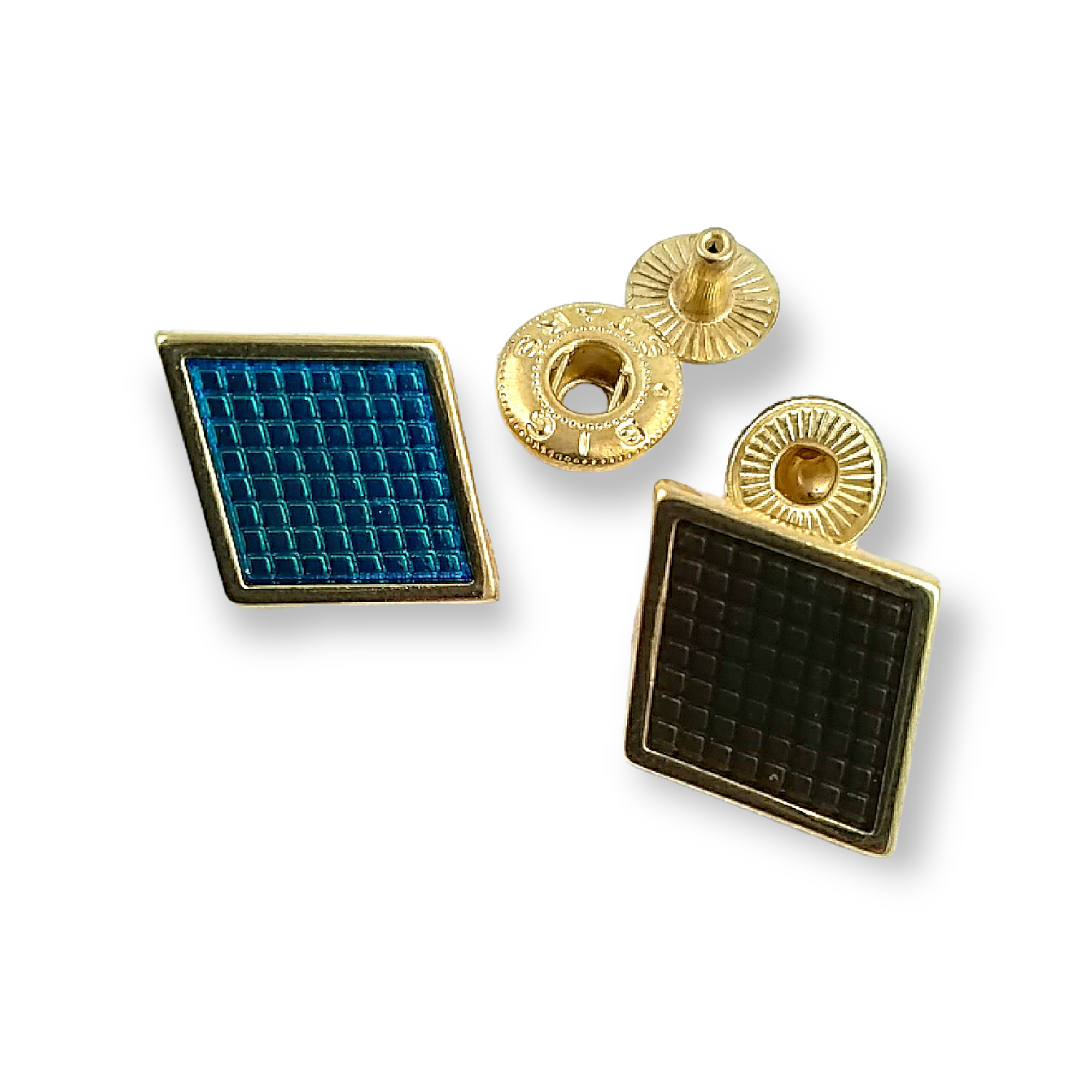 16 x 16 mm Şeffaf Mineli Estetik Mont Çıtçıt Düğmesi E 1947 MN