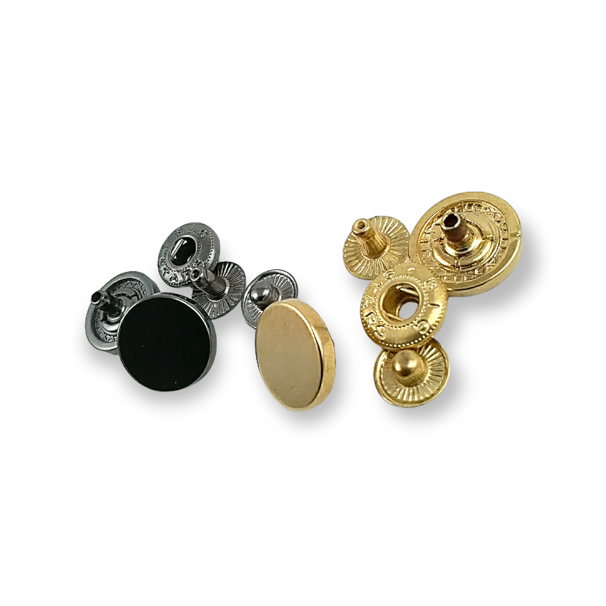 15 mm - 24 boy Para Tipi Düz Çıtçıt Düğme E 1957