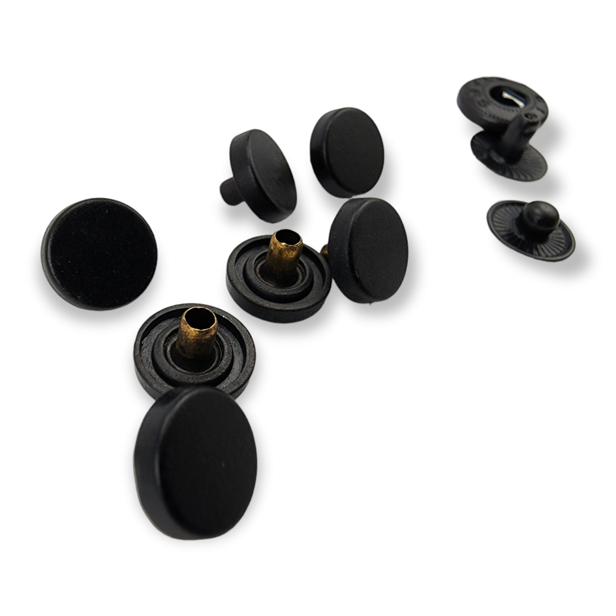 10 mm - 16 L Flat Shape Zamak Snap Fasteners Button E 1990