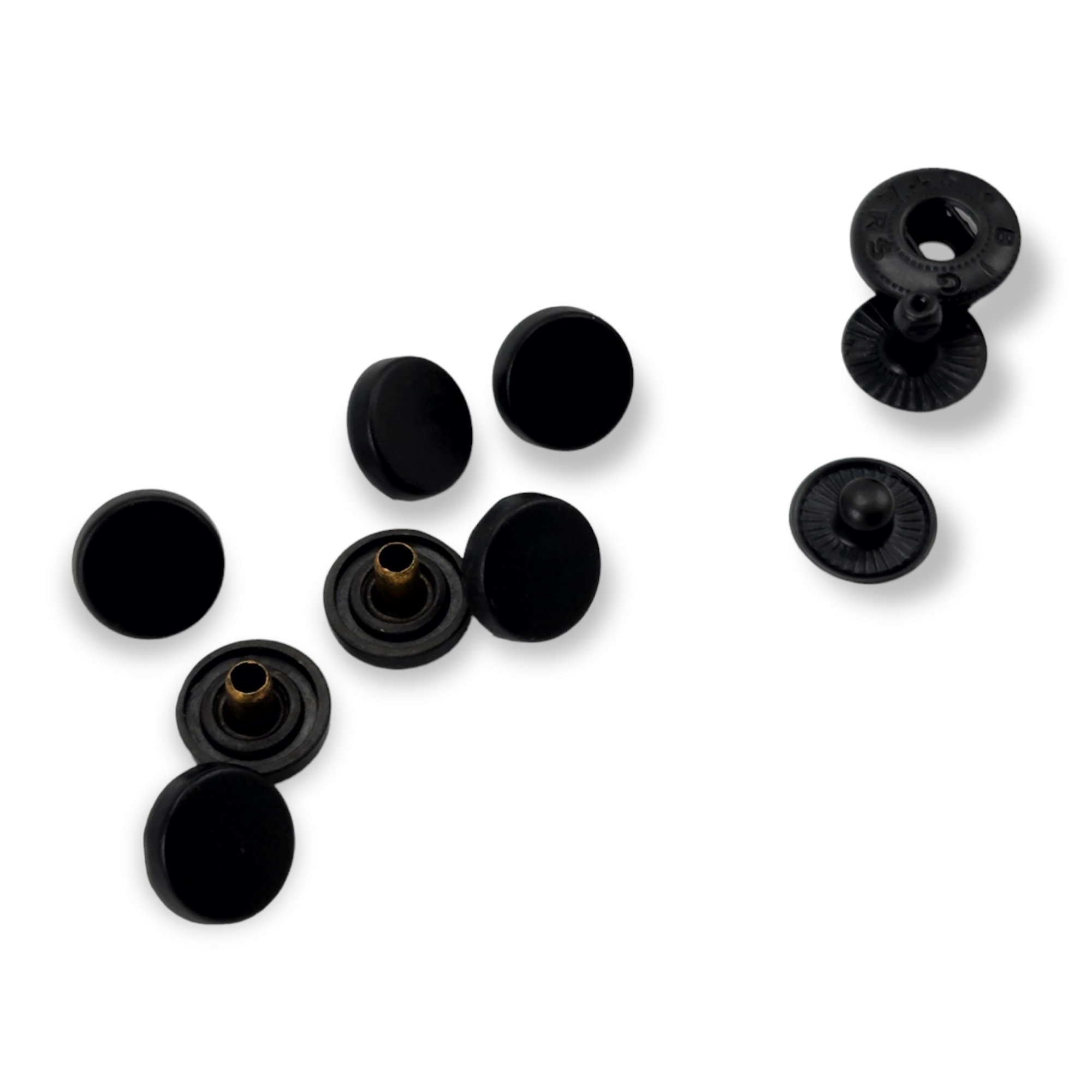 10 mm - 16 L Flat Shape Zamak Snap Fasteners Button E 1990