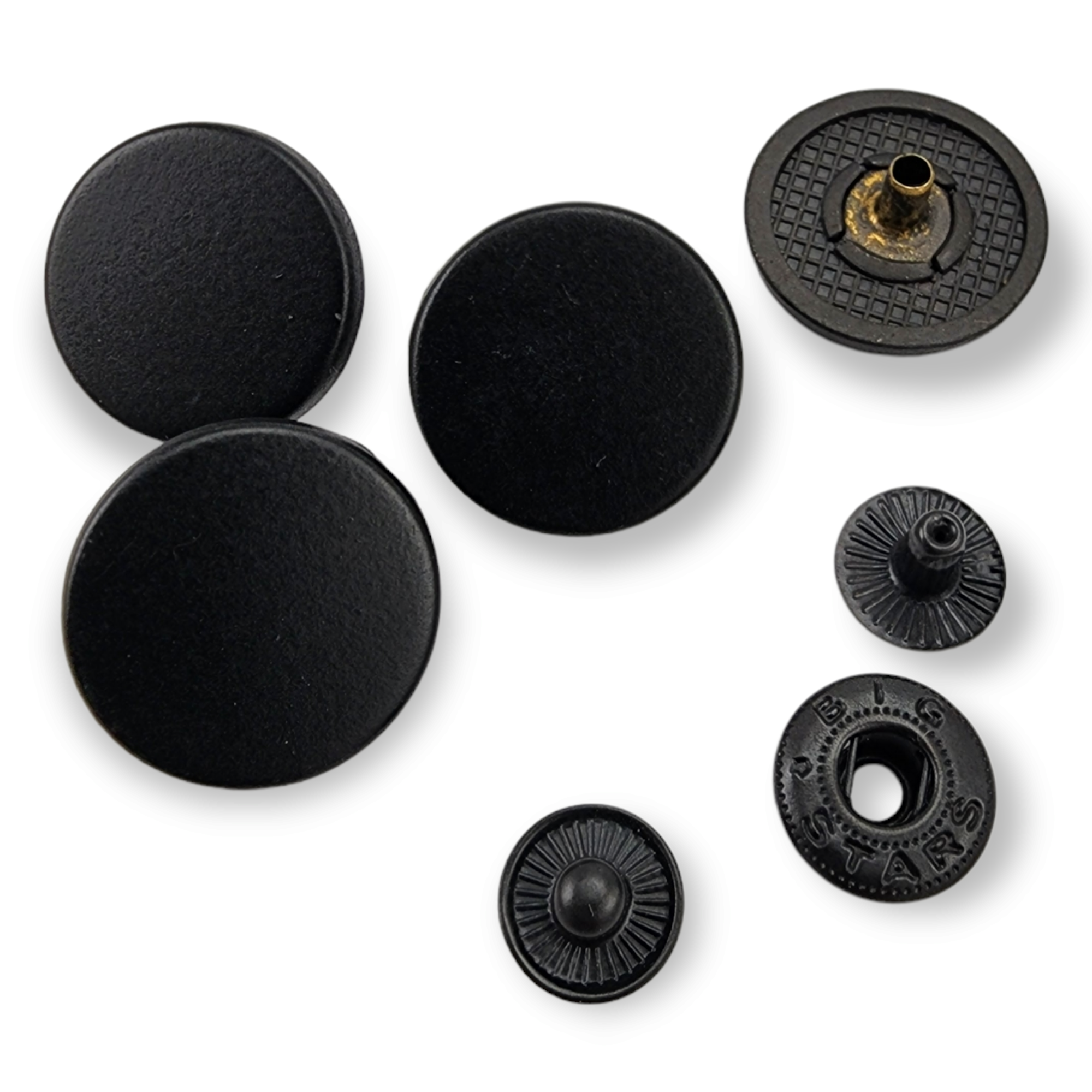 20 mm - 32 boy Düz Para Tipi Çıtçıt Düğme  E 2019