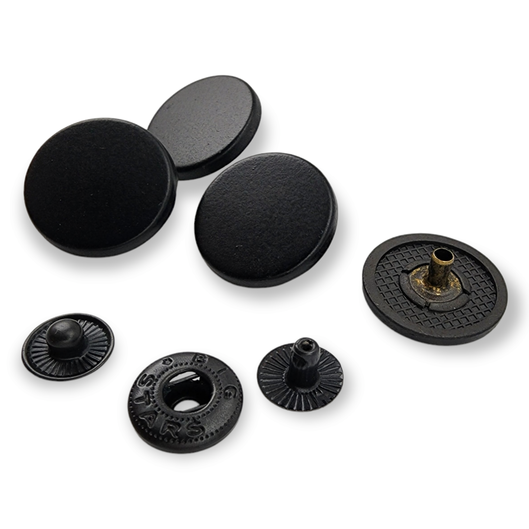 20 mm - 32 boy Düz Para Tipi Çıtçıt Düğme  E 2019