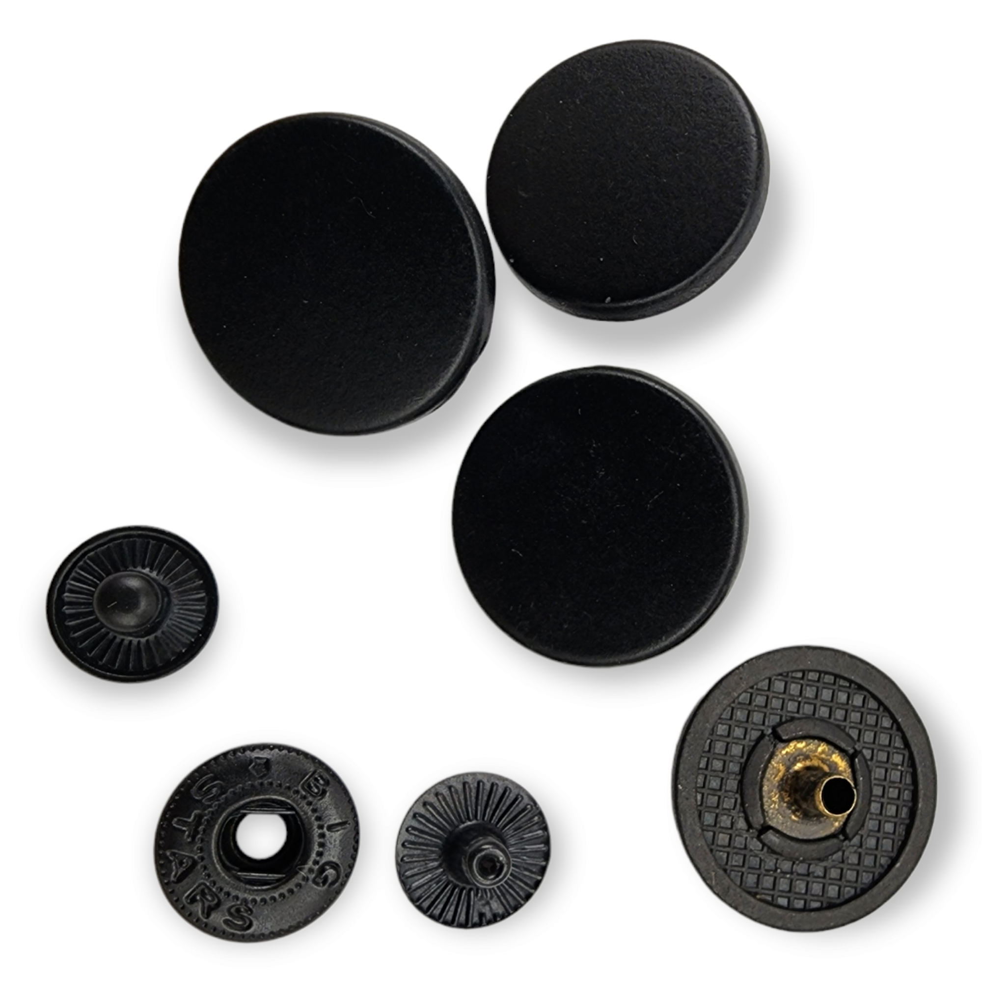 20 mm - 32 boy Düz Para Tipi Çıtçıt Düğme  E 2019