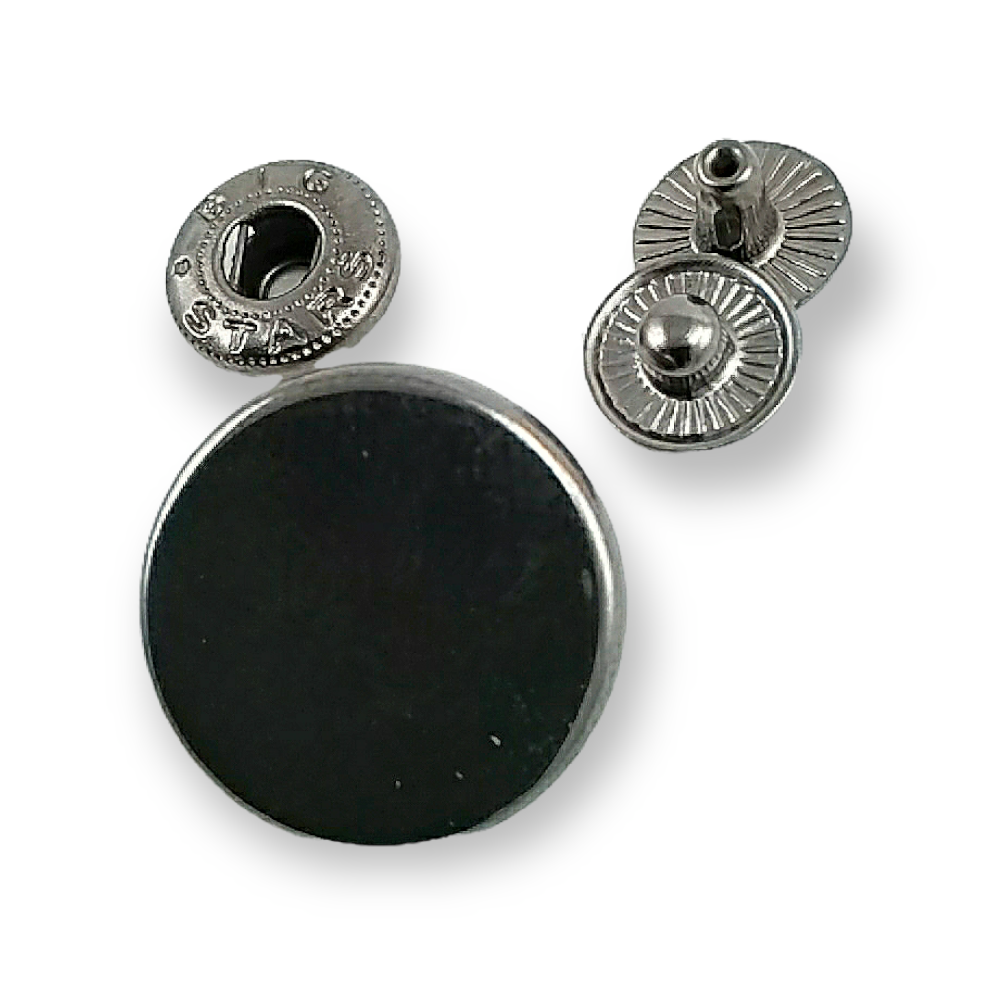 20 mm - 32 boy Düz Para Tipi Çıtçıt Düğme  E 2019
