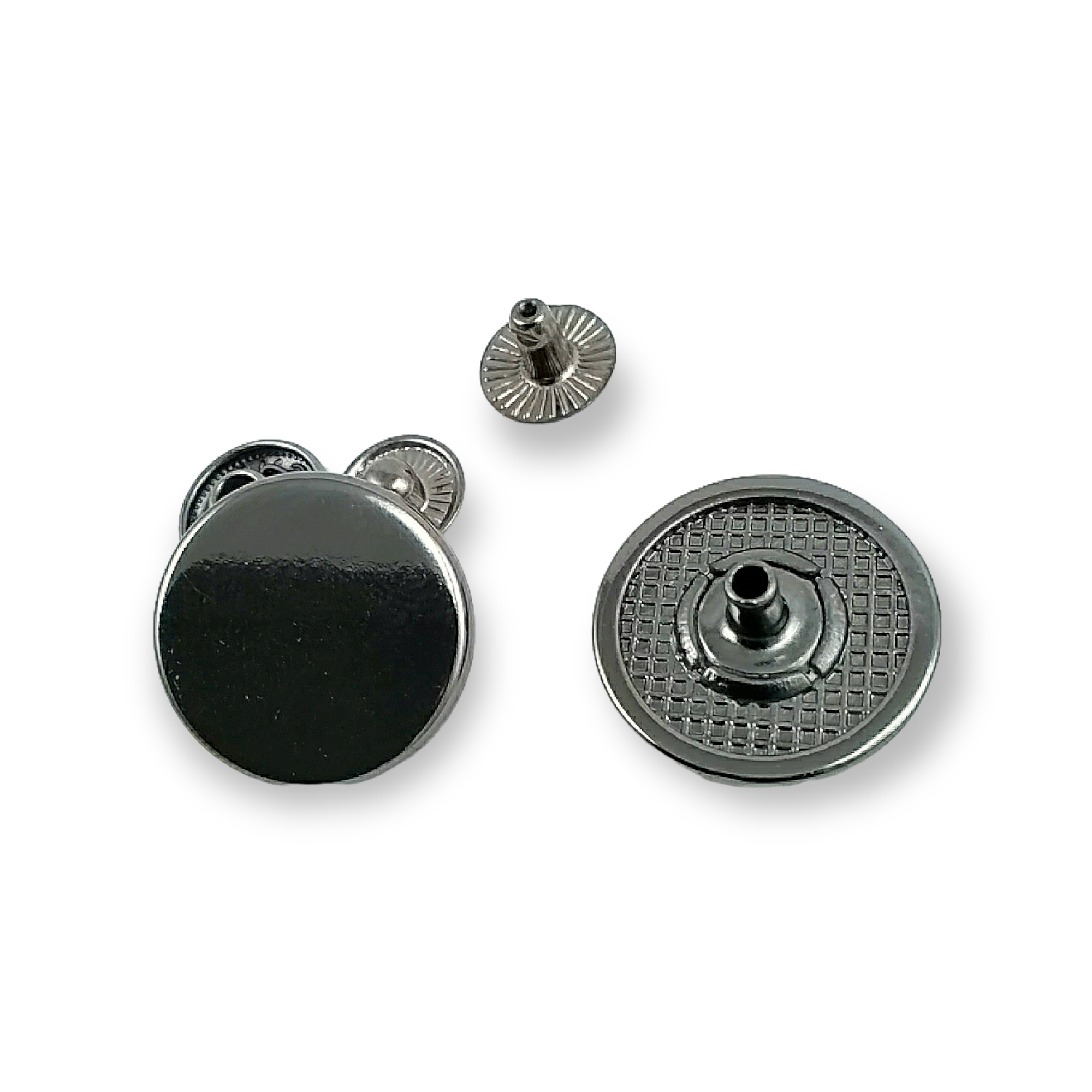 20 mm - 32 boy Düz Para Tipi Çıtçıt Düğme  E 2019