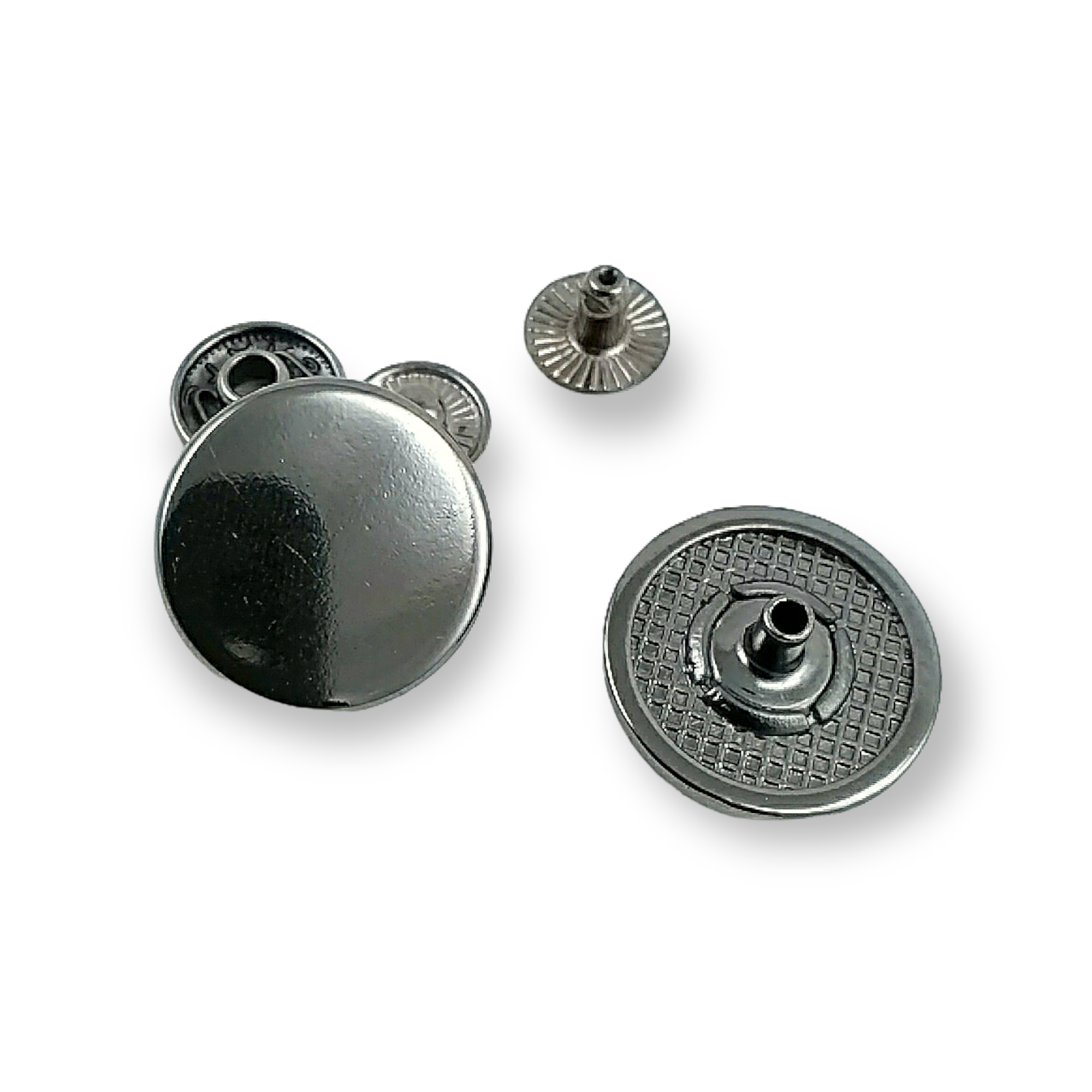 20 mm - 32 boy Düz Para Tipi Çıtçıt Düğme  E 2019