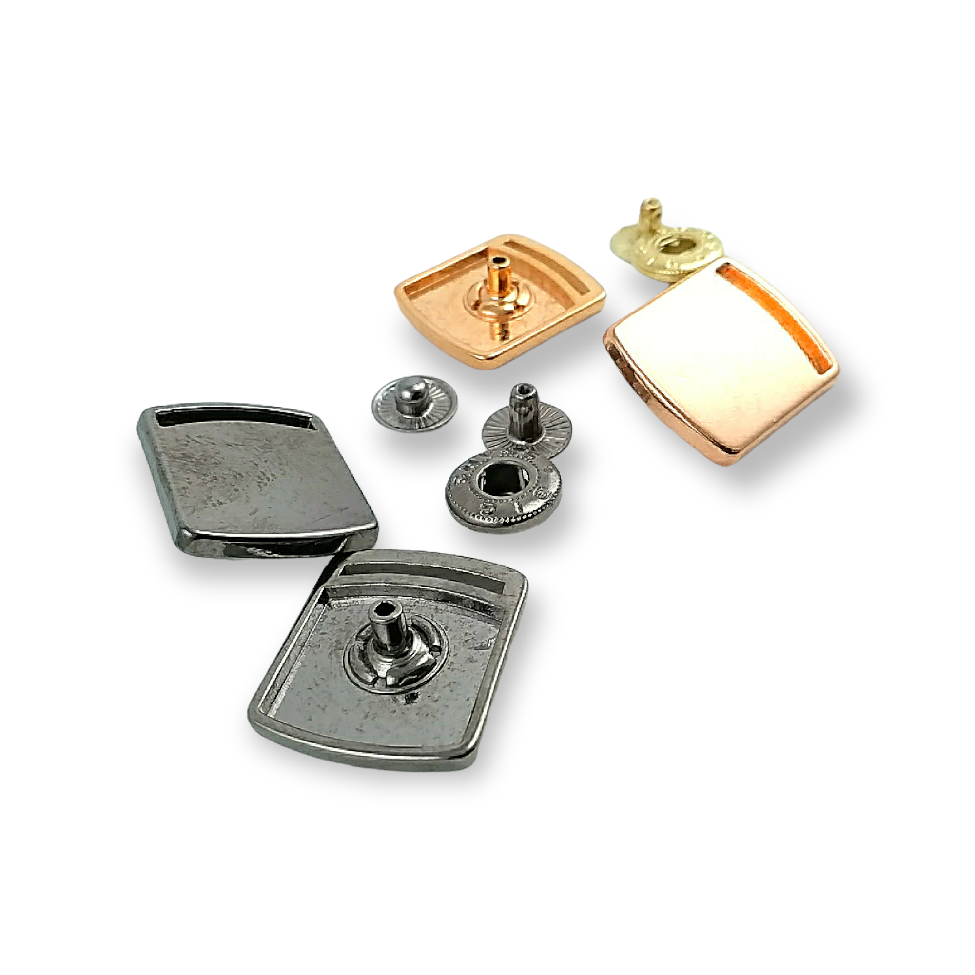 23 mm x 20 mm Square Snap Button Outerwear Snap Fasteners E 2216