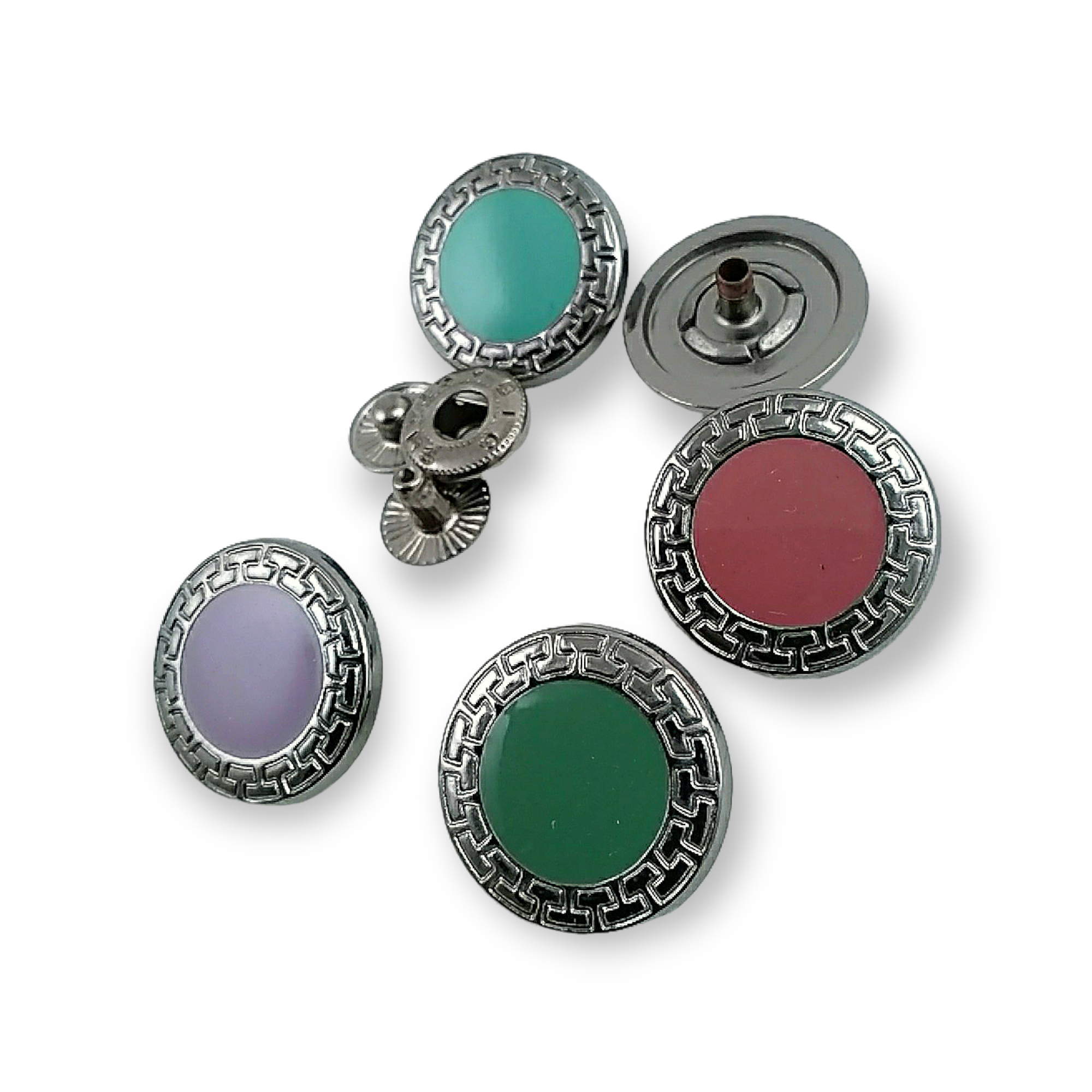 22 mm - 36 L  Enamel Snap Button Jacket and Coat Button E 421 MN V1