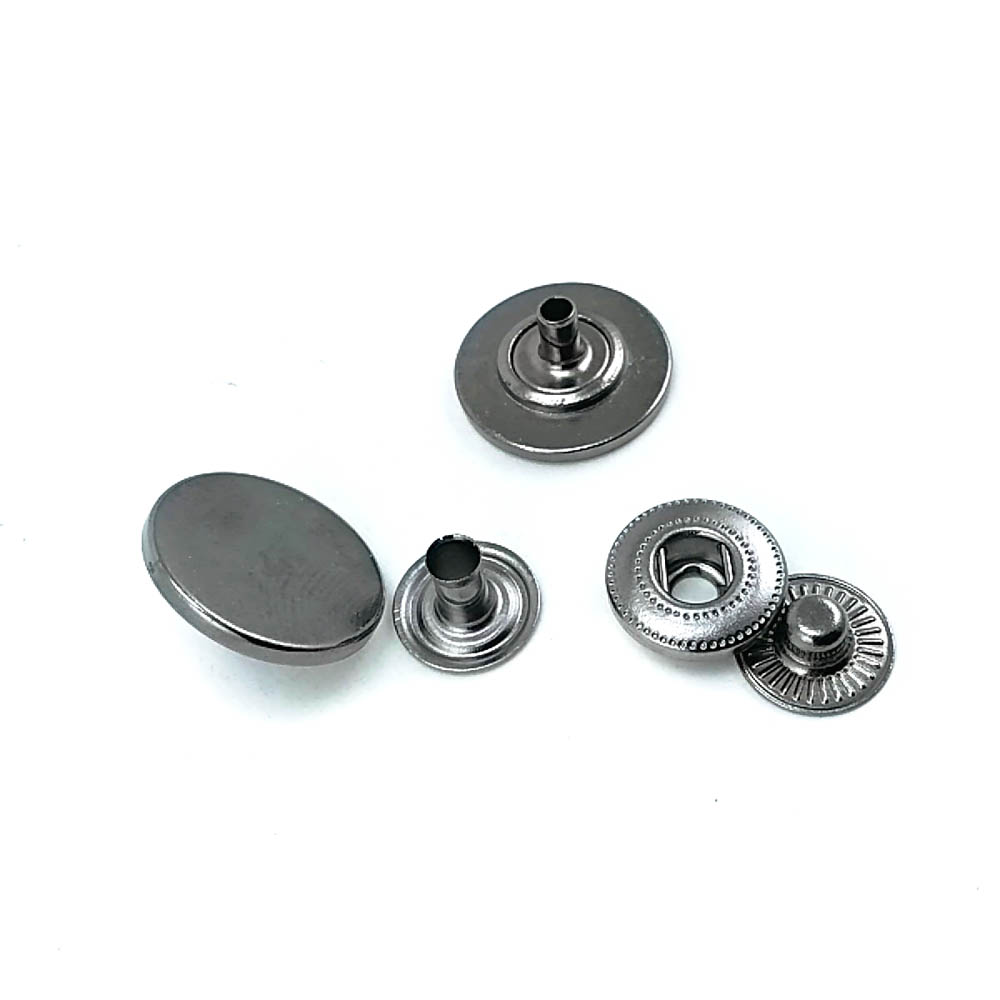 18 mm - 28 boy Düz Para Tipi Çıtçıt Düğme Dış Giyim Çıtçıtı E 563