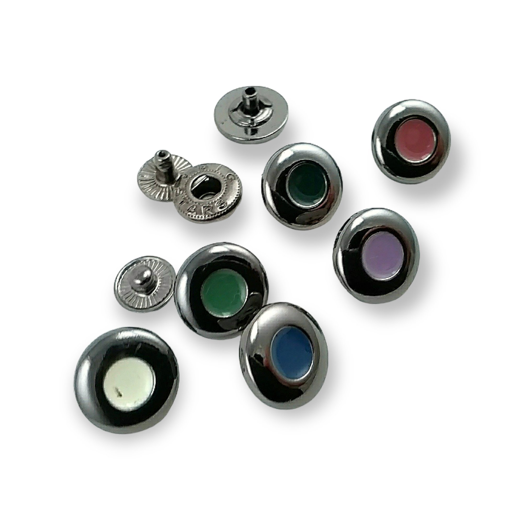 14 mm - 23 boy Mineli Çıtçıt Düğme Giyim Çıtçıtı E 668