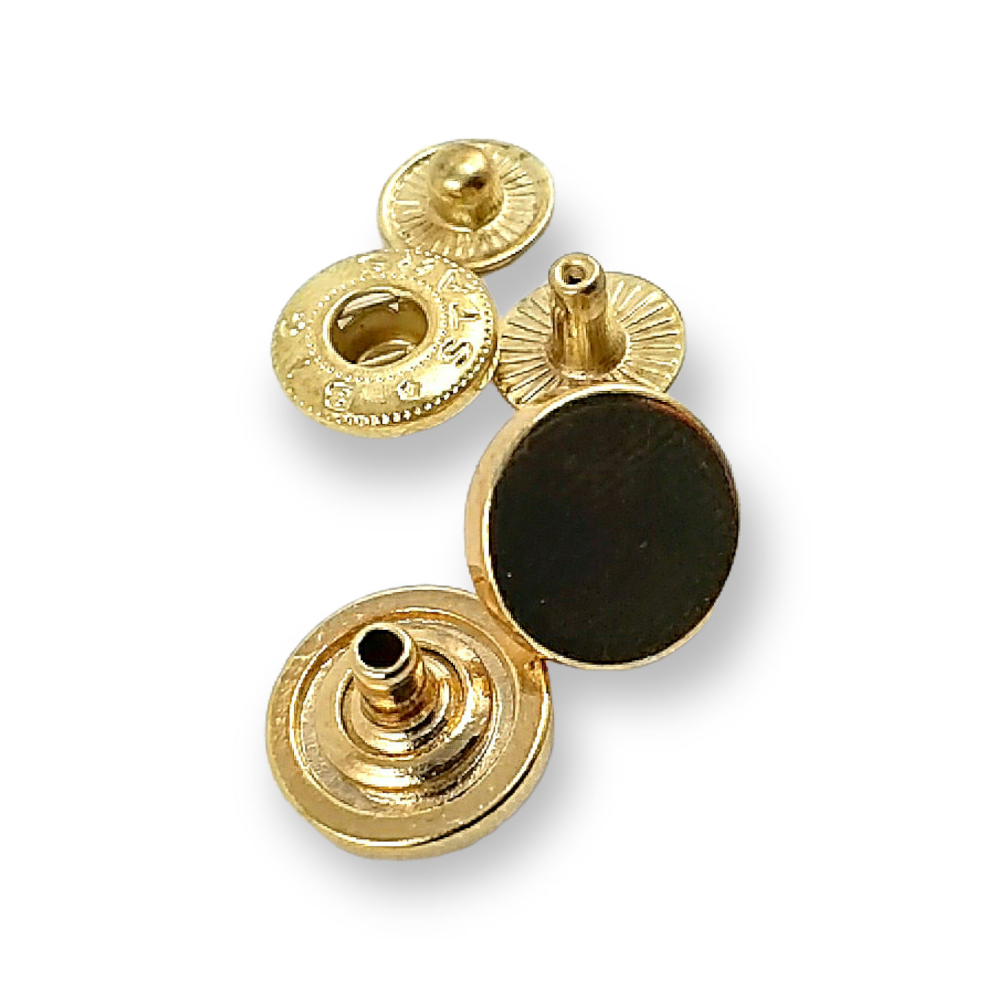 13 mm - 20 boy Düz Para Şekil Çıtçıt Düğme E 693