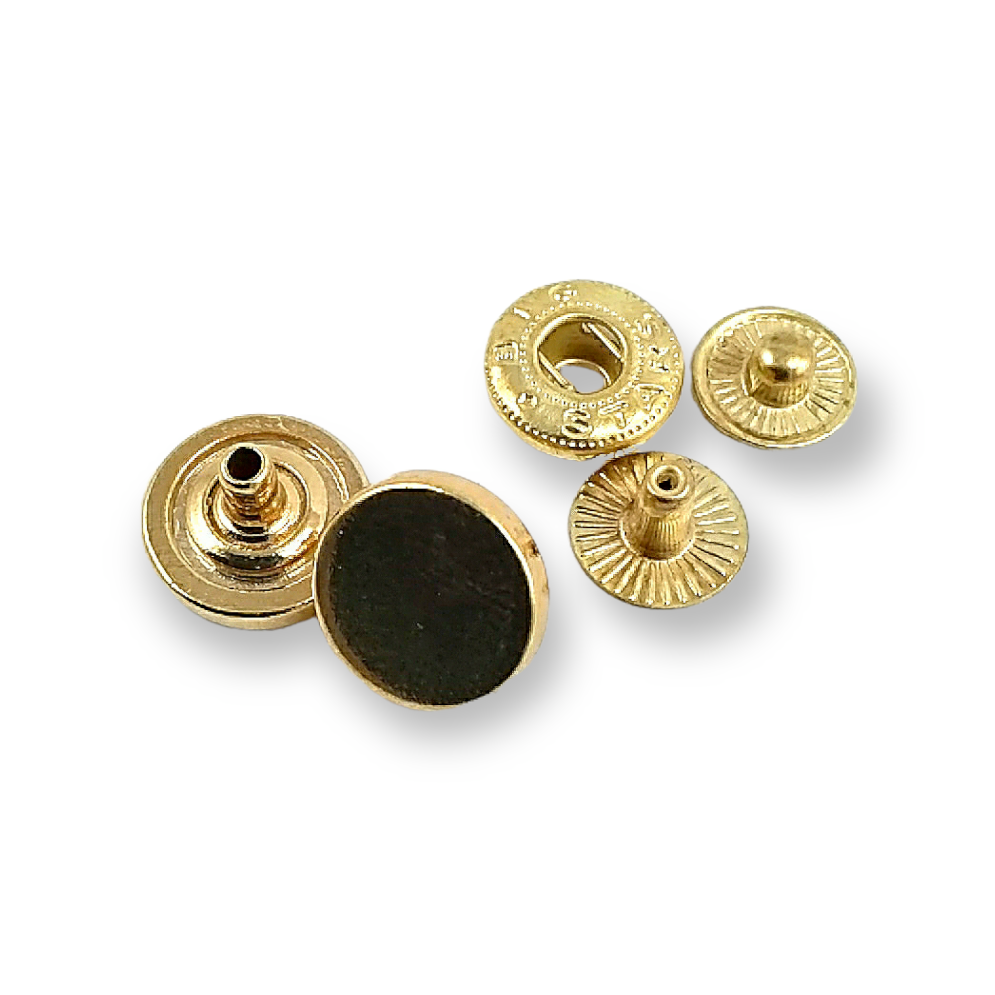 13 mm - 20 boy Düz Para Şekil Çıtçıt Düğme E 693