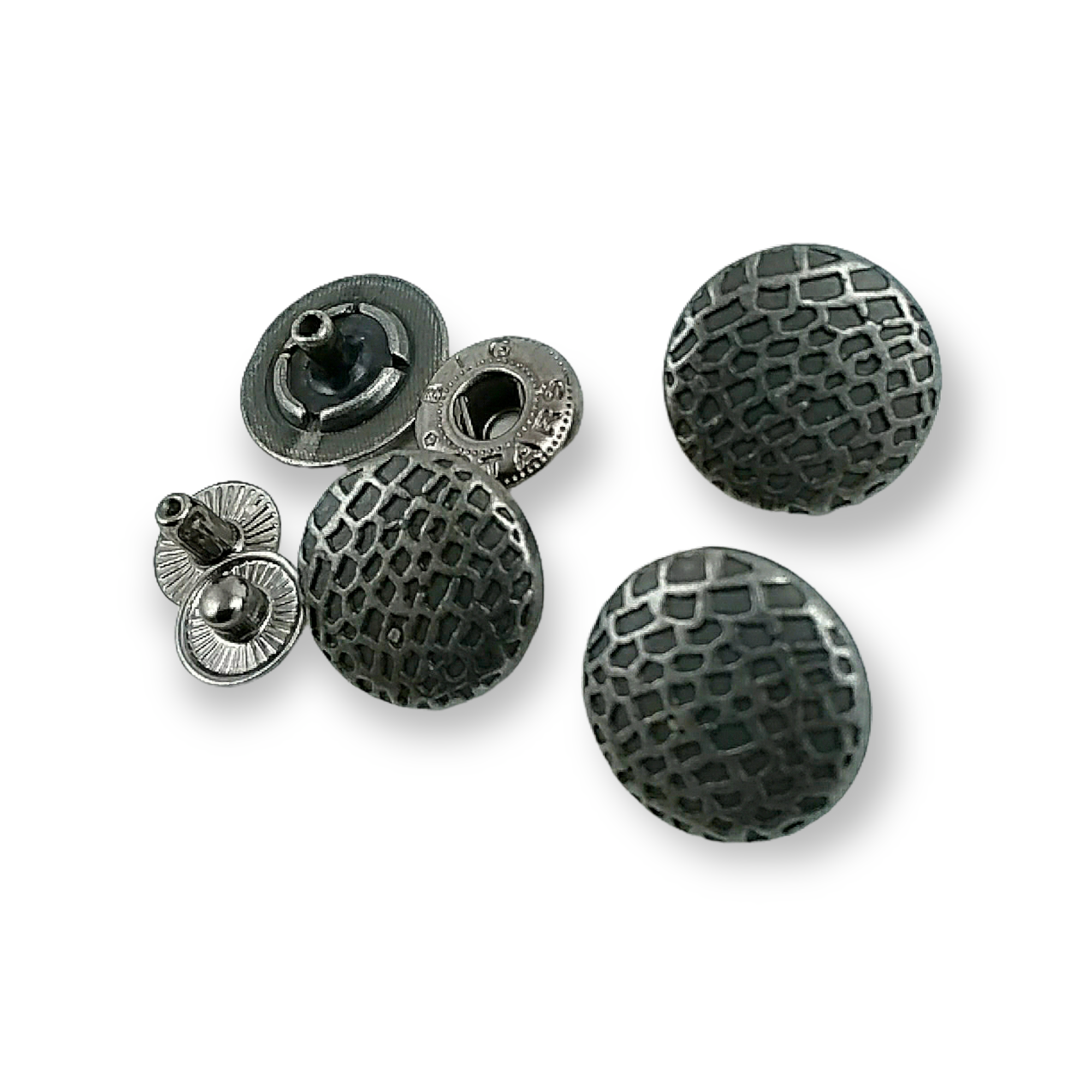 17 mm 28 boy Çıt çıt Düğme Petek Desenli E 769
