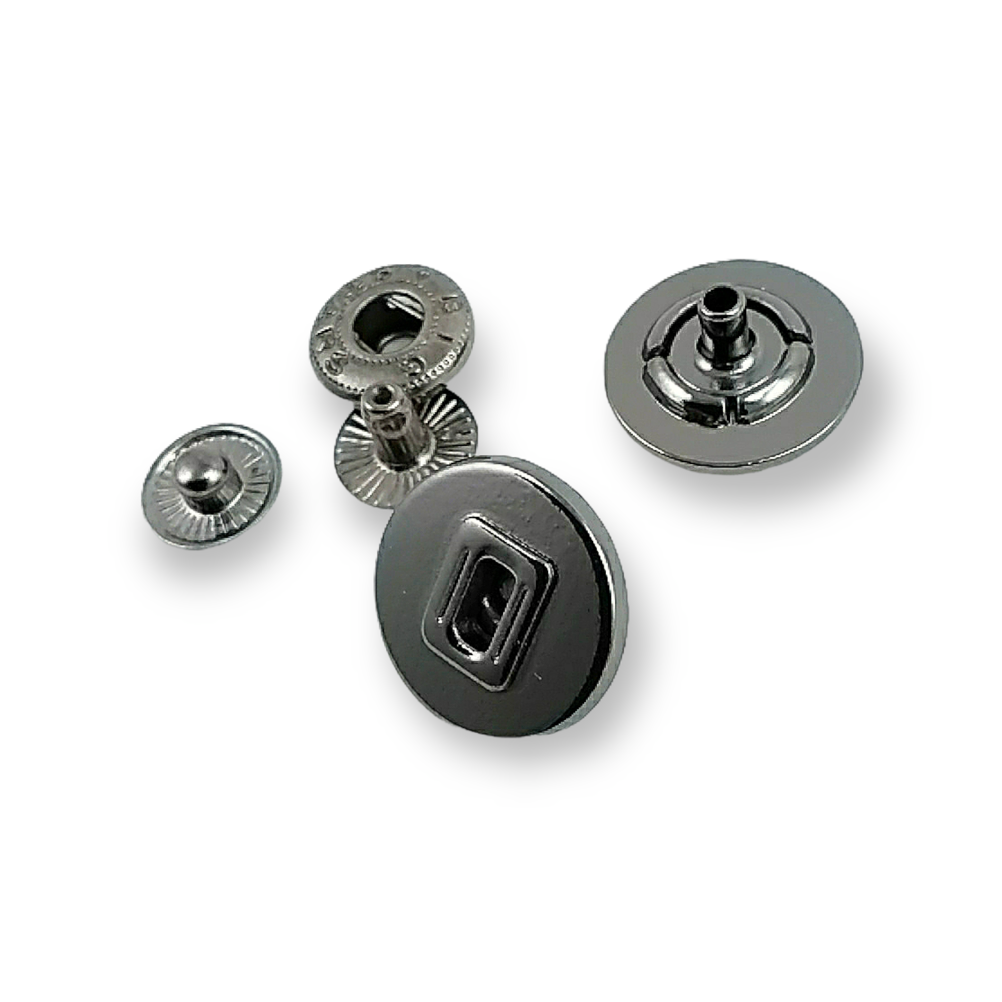 17 mm 28 boy  Zamak Çıt çıt Düğme Estetik ve Şık  E 824